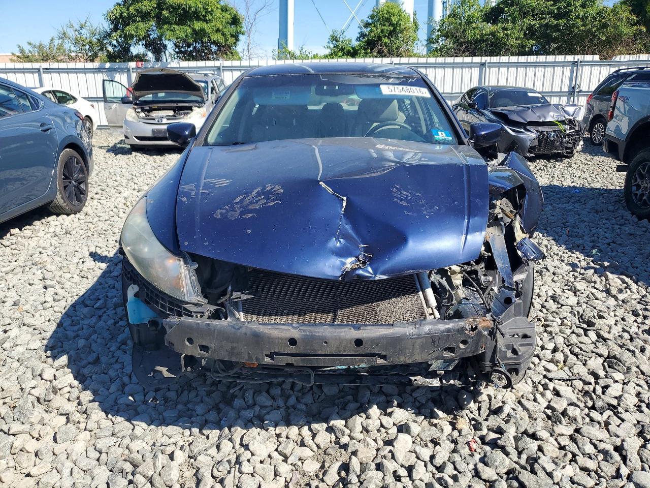 2012 Honda Accord Exl Blue vin: 1HGCP2F87CA101313