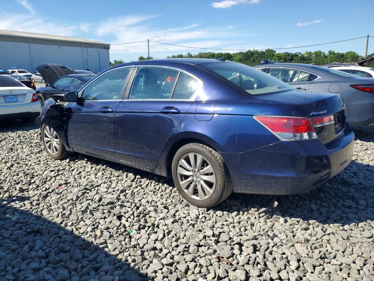 2012 Honda Accord Exl Blue vin: 1HGCP2F87CA101313