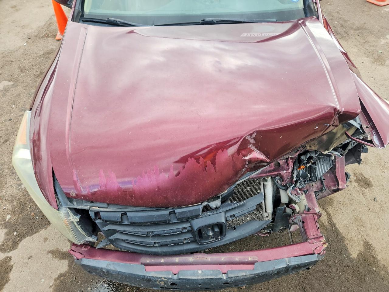 2012 Honda Accord Exl Maroon vin: 1HGCP2F87CA107970