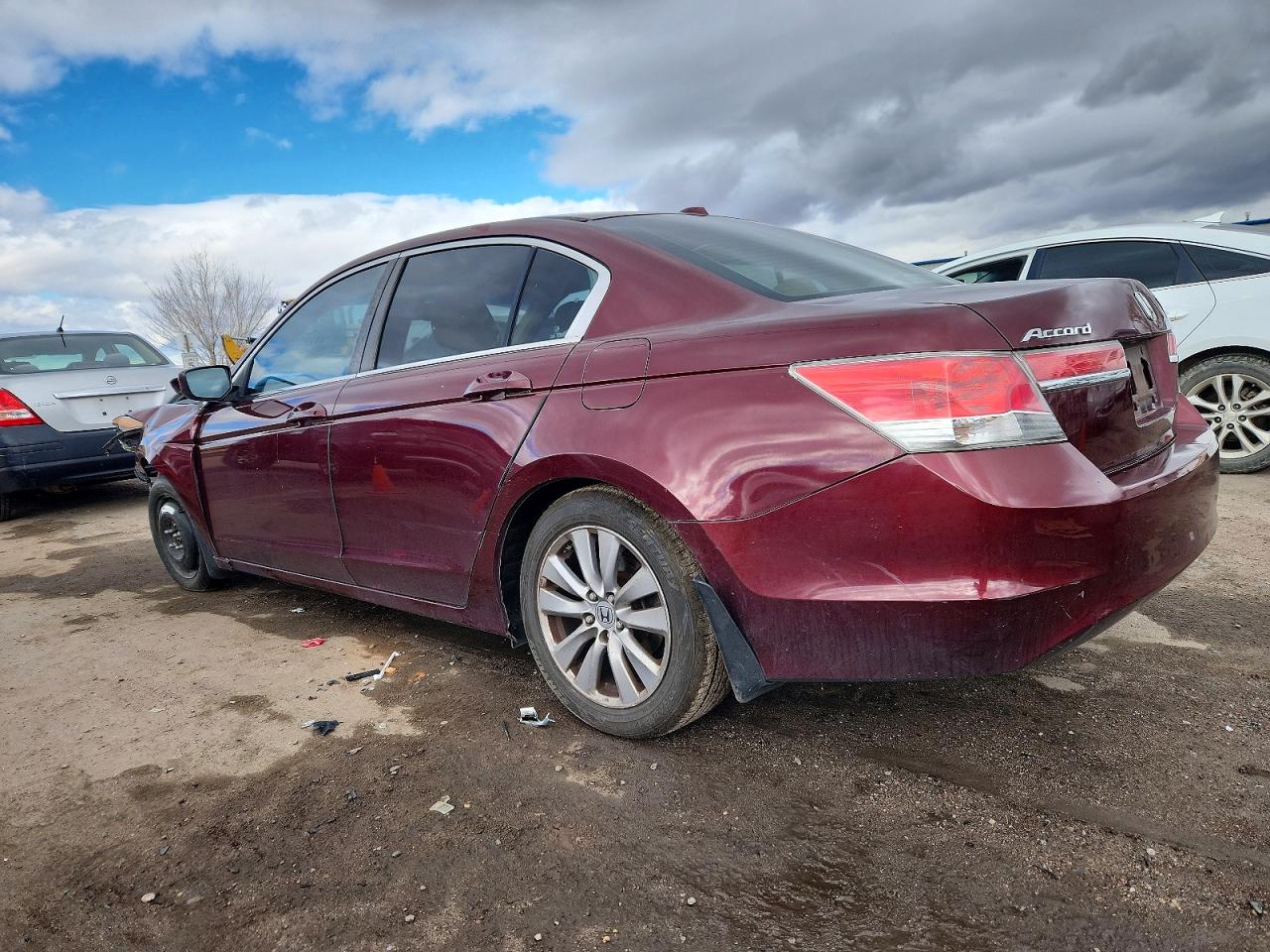 2012 Honda Accord Exl Maroon vin: 1HGCP2F87CA107970