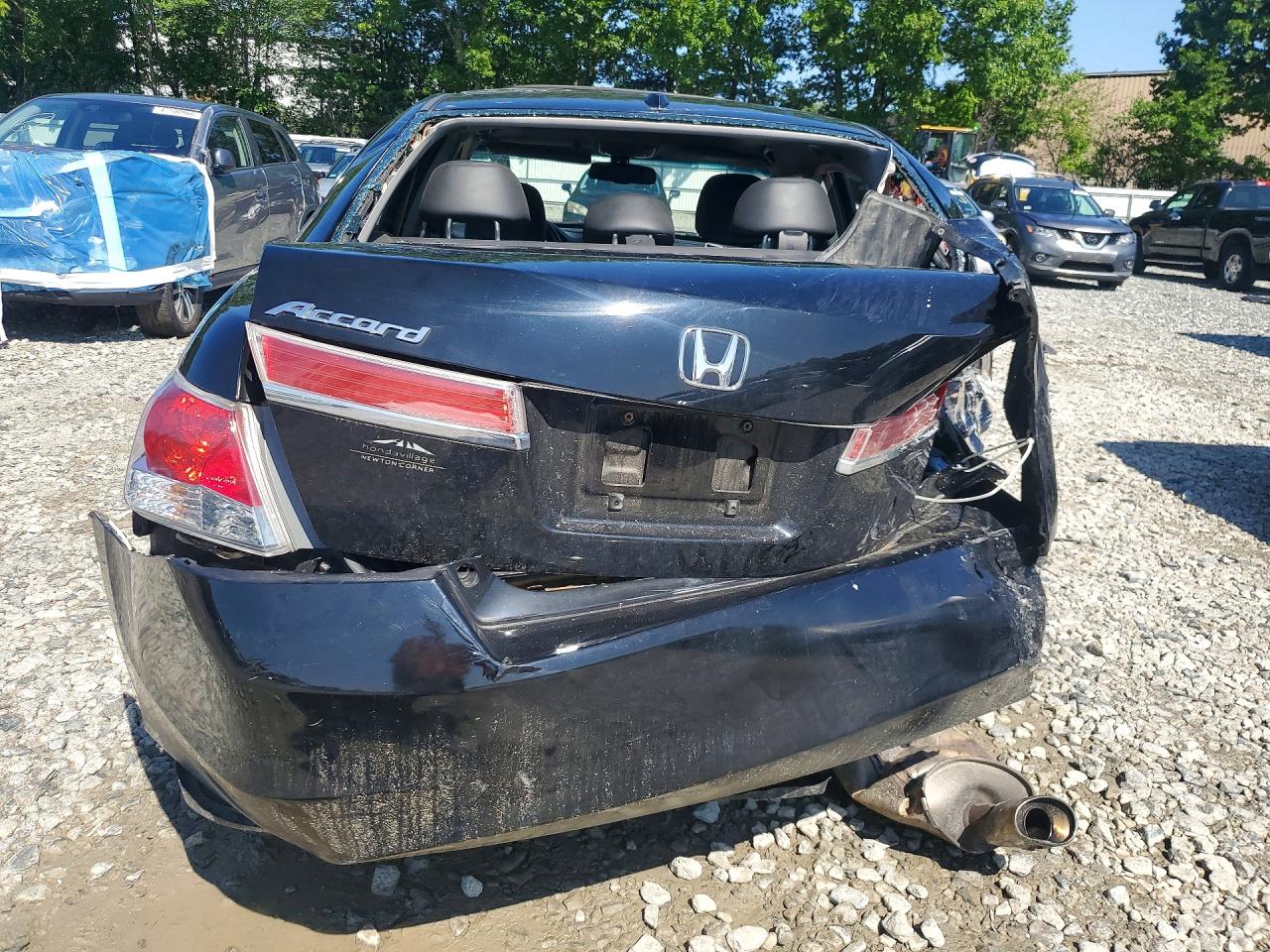 2012 Honda Accord Exl Black vin: 1HGCP2F87CA120668