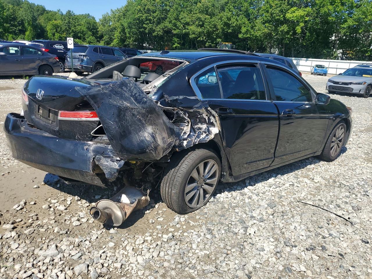 2012 Honda Accord Exl Black vin: 1HGCP2F87CA120668