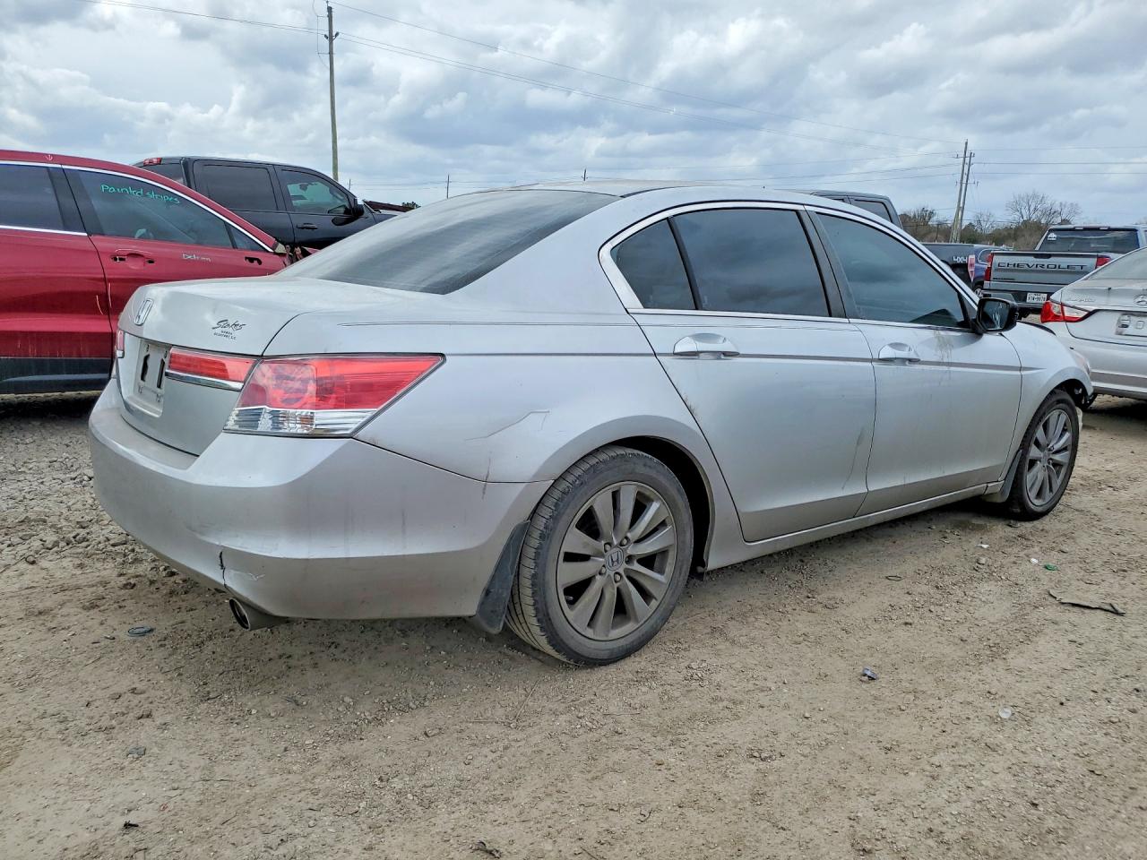 2012 Honda Accord Exl Silver vin: 1HGCP2F87CA126809
