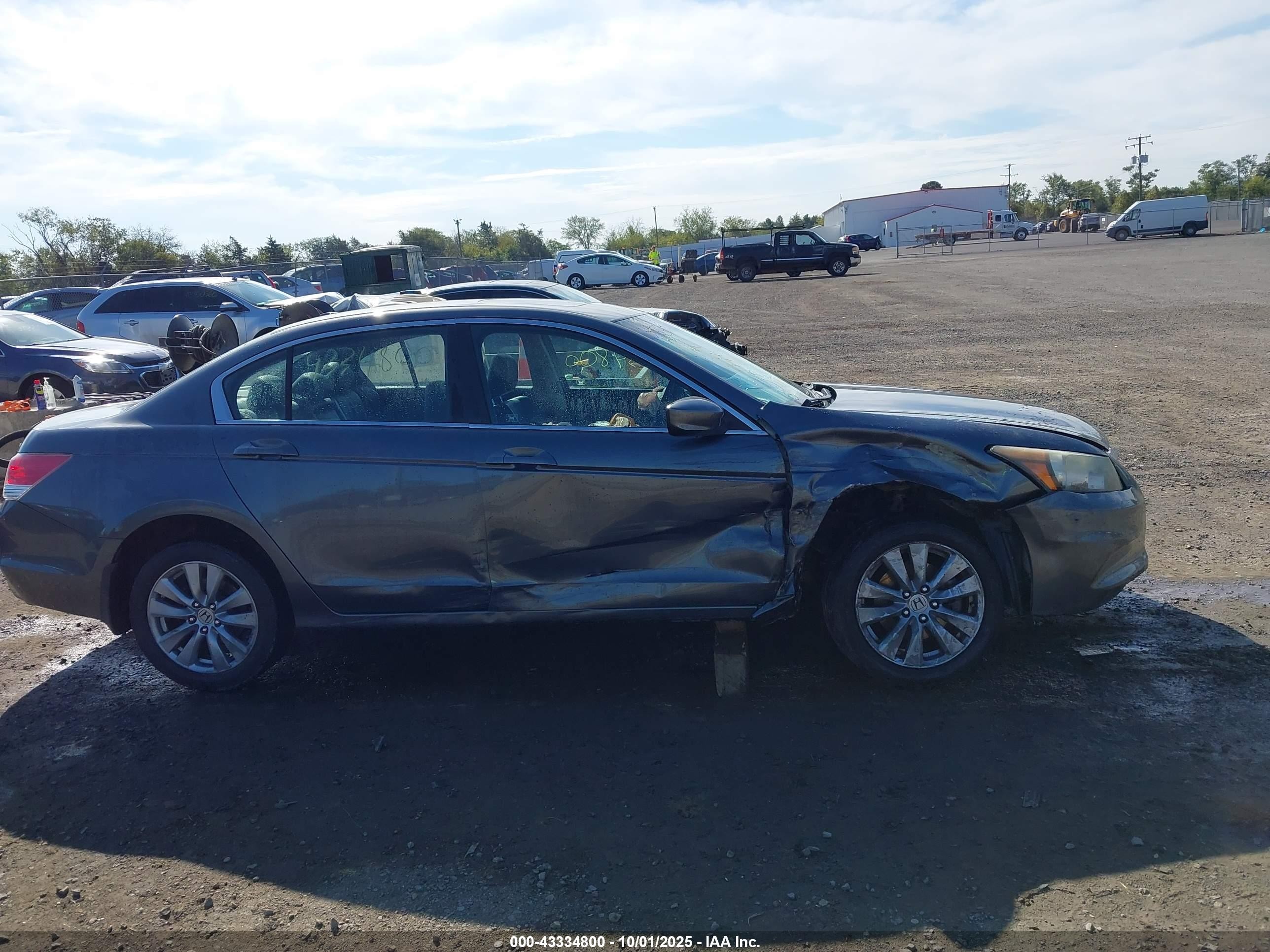 2012 Honda Accord Sdn 2.4 Ex-l/ex-l Black vin: 1HGCP2F87CA141455