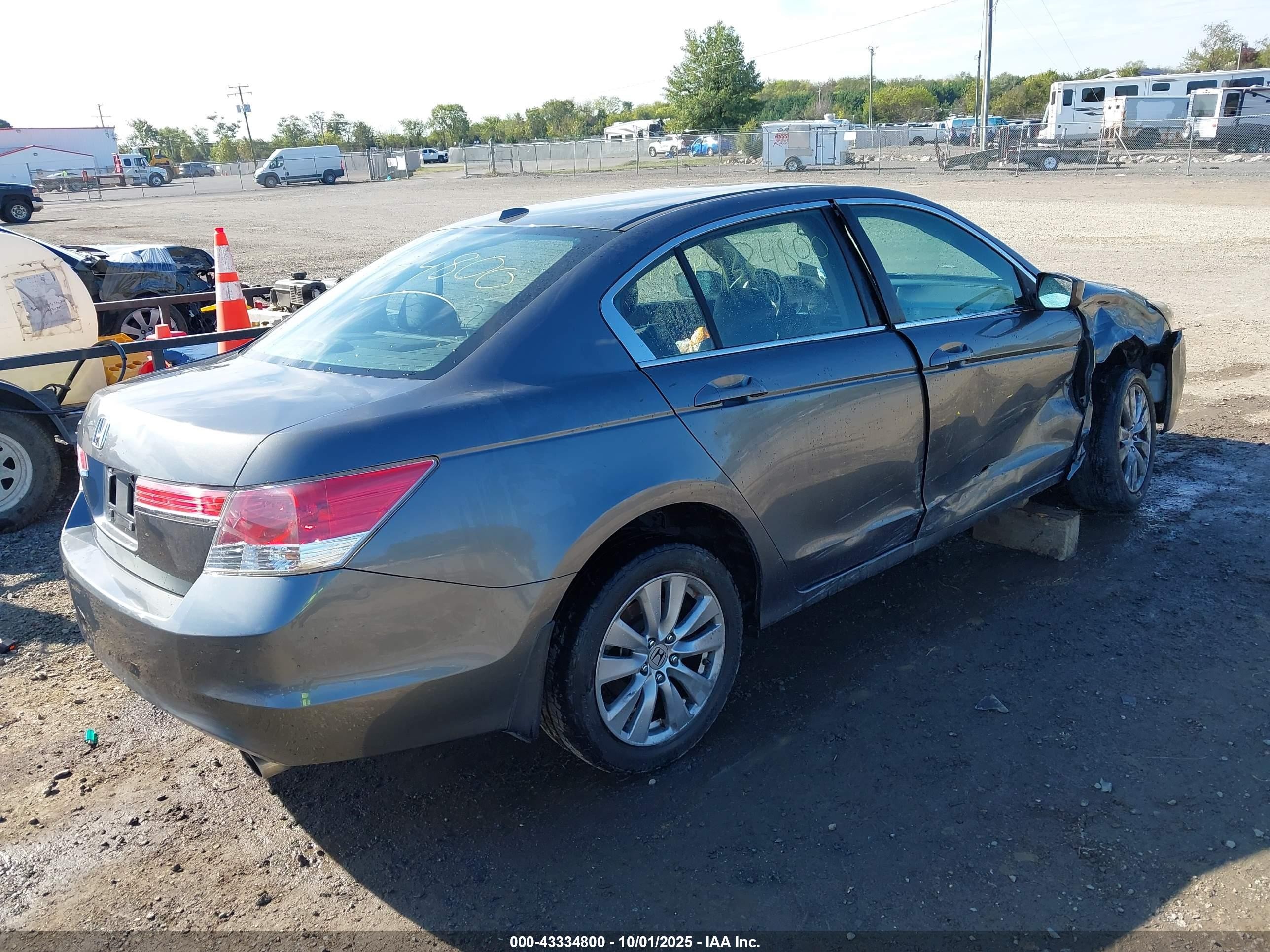 2012 Honda Accord Sdn 2.4 Ex-l/ex-l Black vin: 1HGCP2F87CA141455