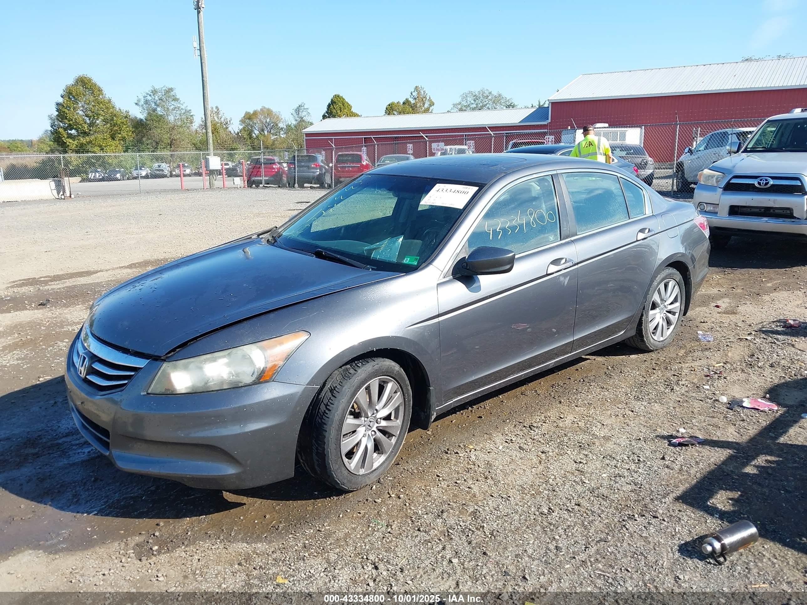 2012 Honda Accord Sdn 2.4 Ex-l/ex-l Black vin: 1HGCP2F87CA141455