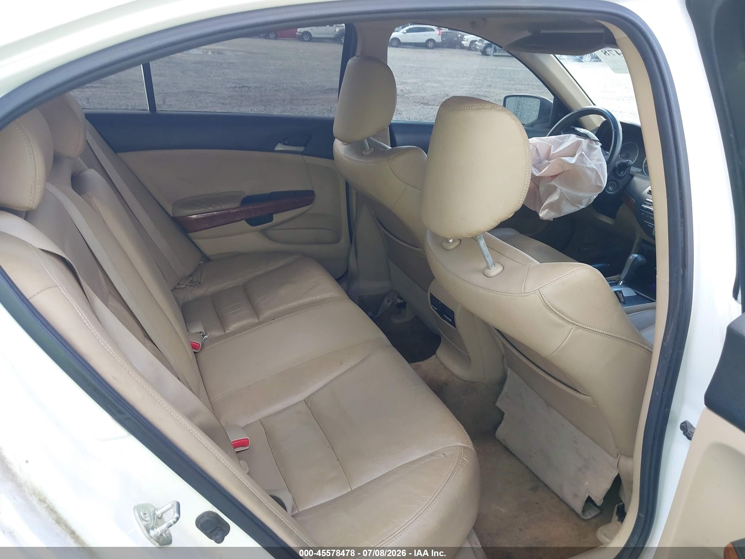 2012 Honda Accord 2.4 Ex-l Белый vin: 1HGCP2F87CA197878