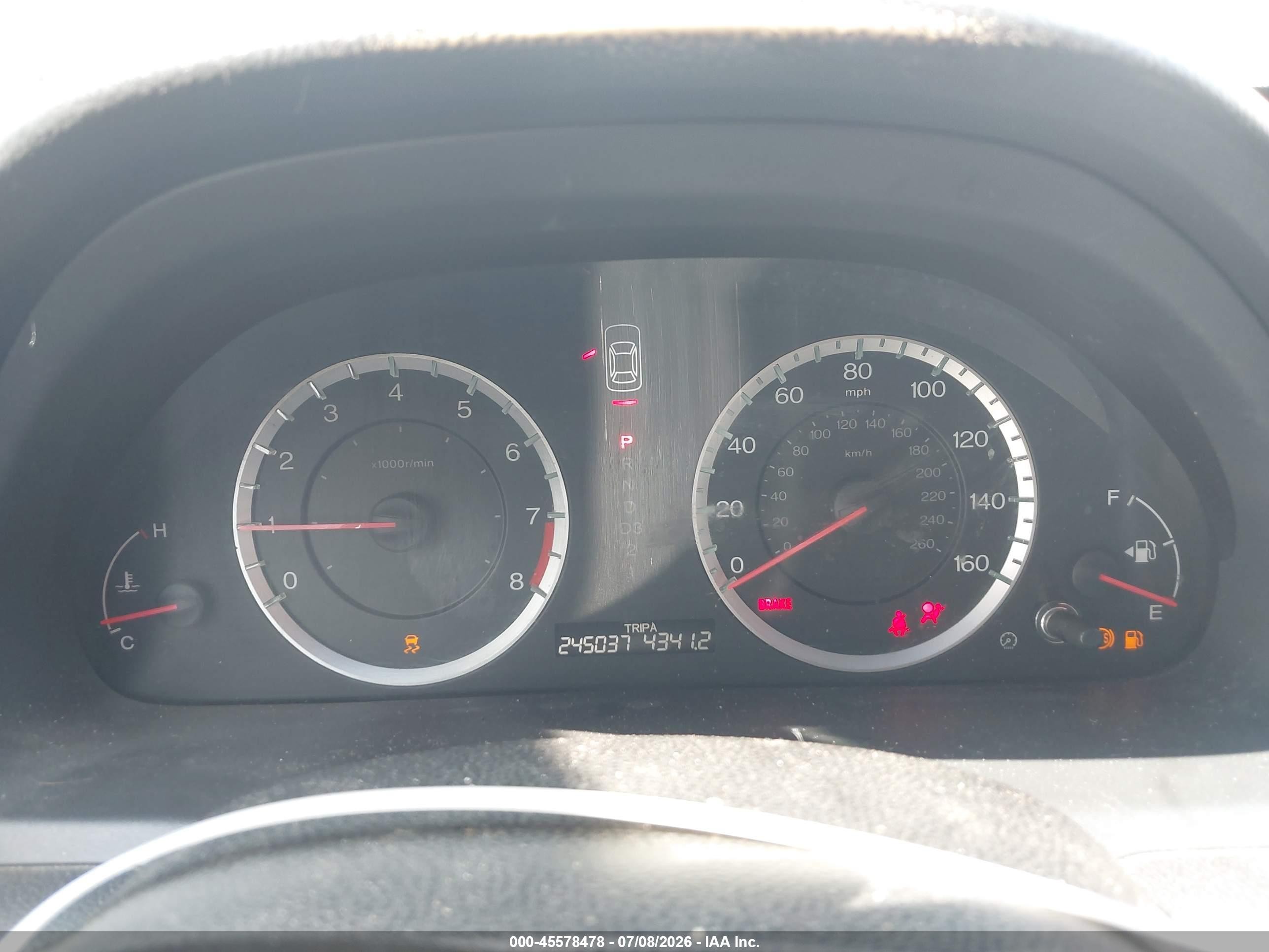 2012 Honda Accord 2.4 Ex-l Белый vin: 1HGCP2F87CA197878