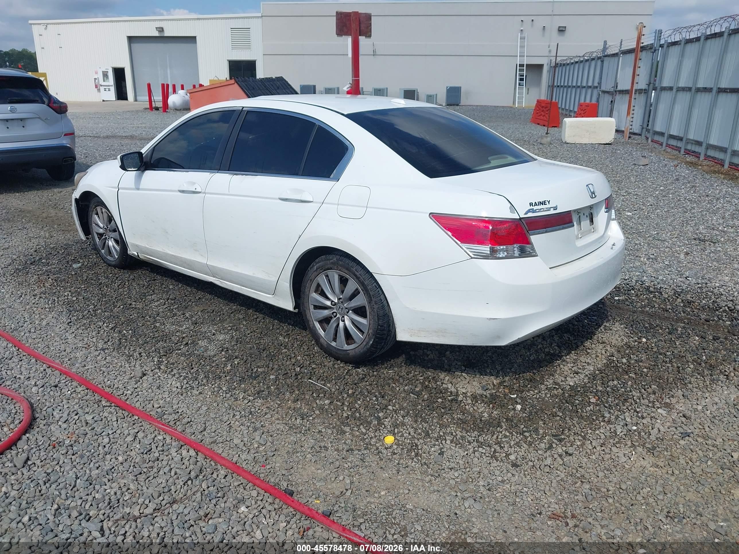 2012 Honda Accord 2.4 Ex-l Белый vin: 1HGCP2F87CA197878