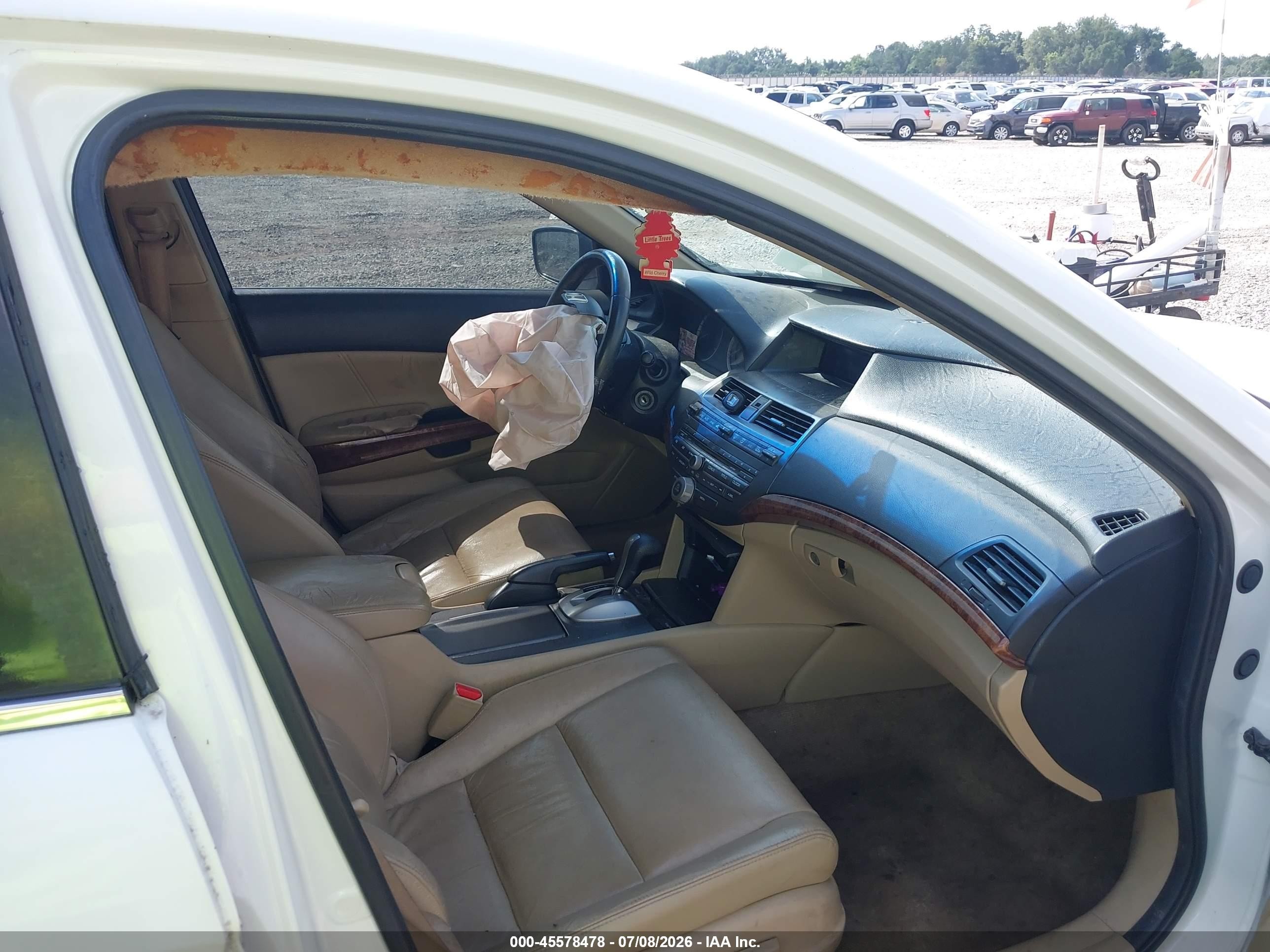 2012 Honda Accord 2.4 Ex-l Белый vin: 1HGCP2F87CA197878