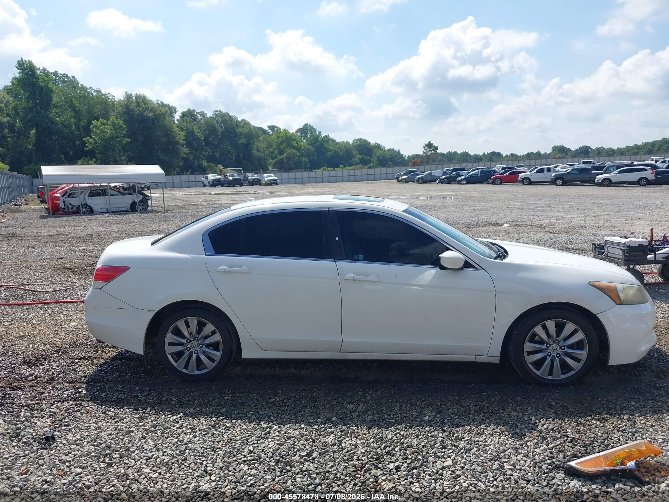 2012 Honda Accord 2.4 Ex-l Белый vin: 1HGCP2F87CA197878