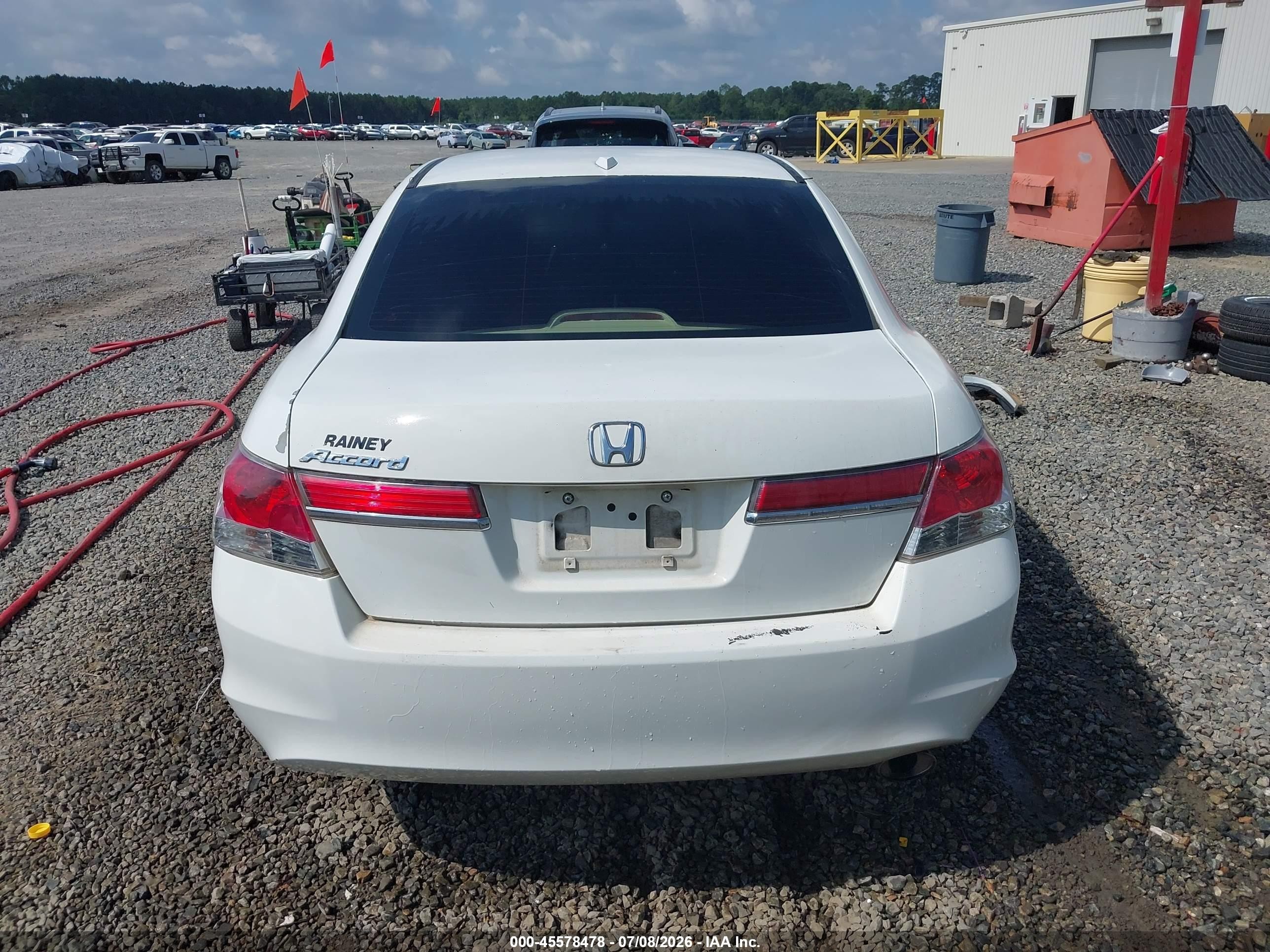 2012 Honda Accord 2.4 Ex-l Белый vin: 1HGCP2F87CA197878
