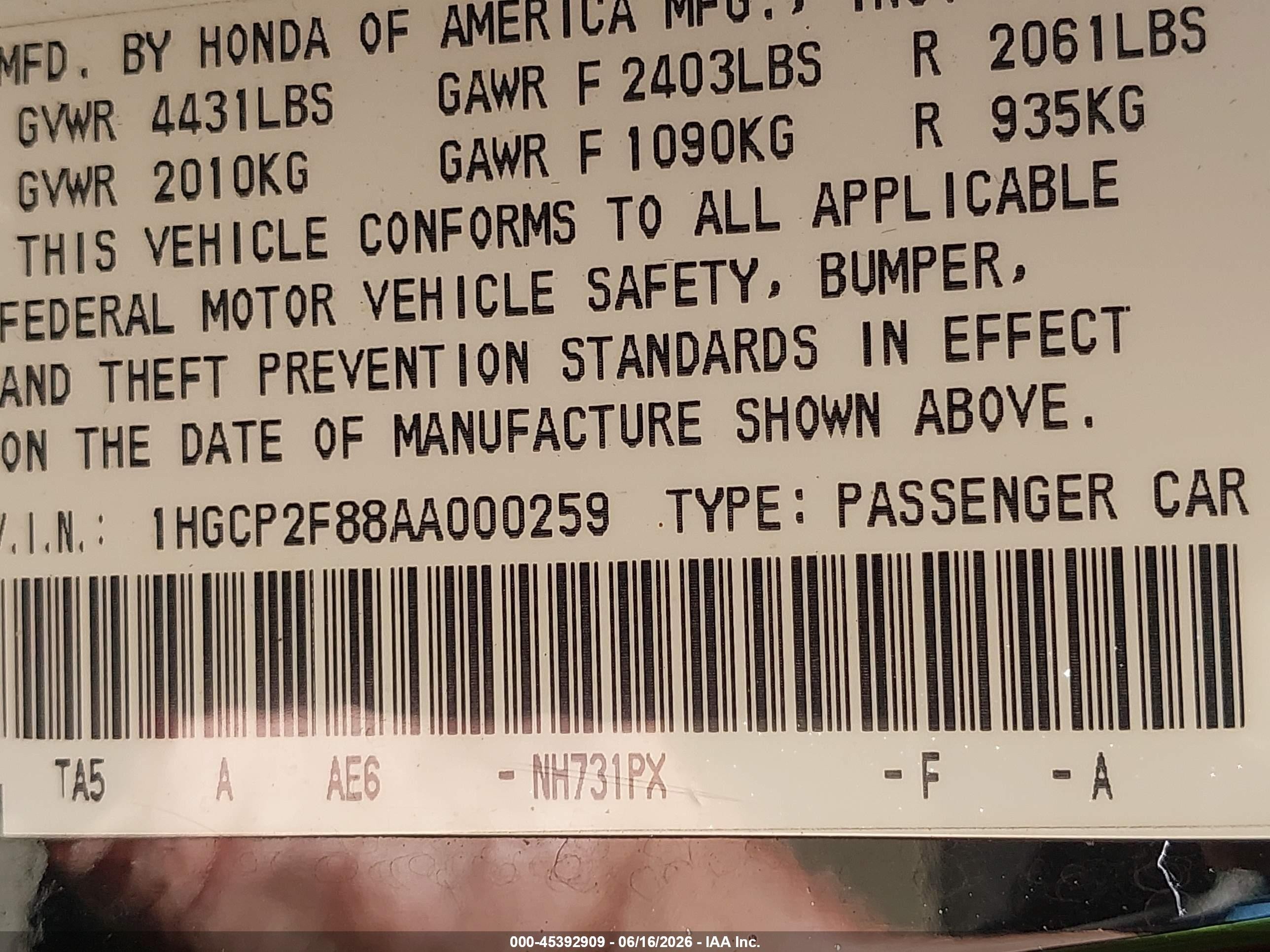 2010 Honda Accord 2.4 Ex-l Черный vin: 1HGCP2F88AA000259