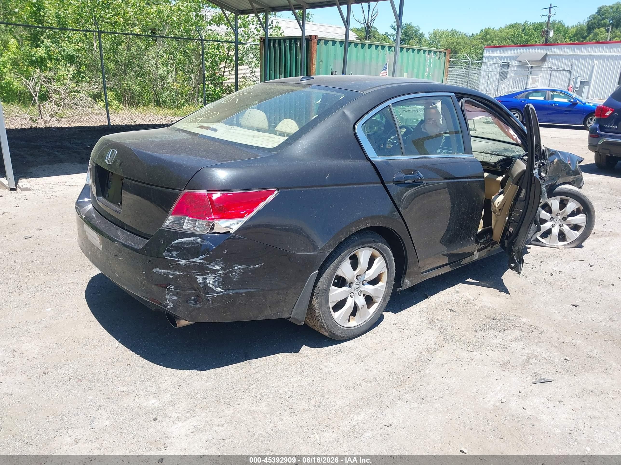 2010 Honda Accord 2.4 Ex-l Черный vin: 1HGCP2F88AA000259