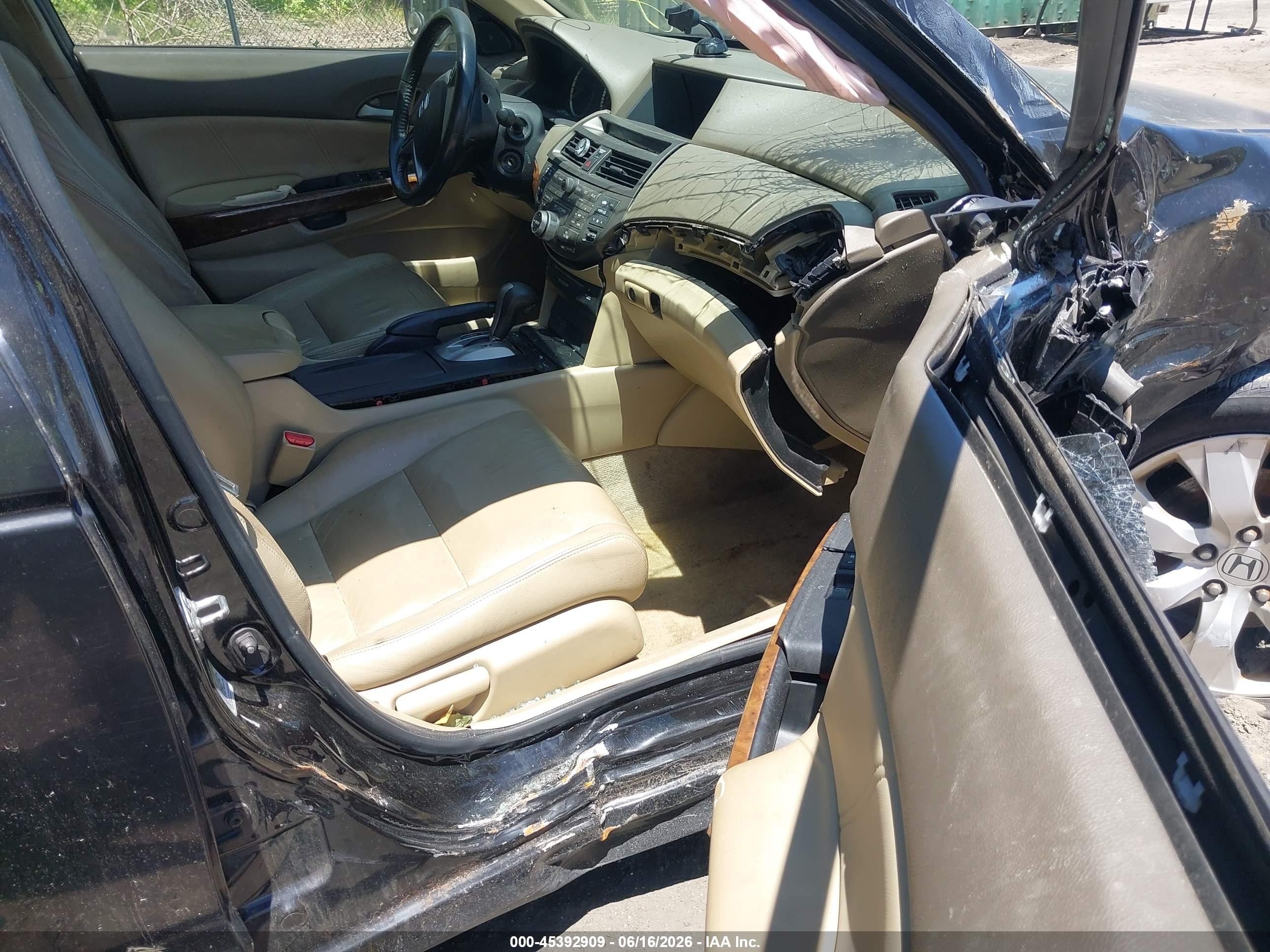 2010 Honda Accord 2.4 Ex-l Черный vin: 1HGCP2F88AA000259