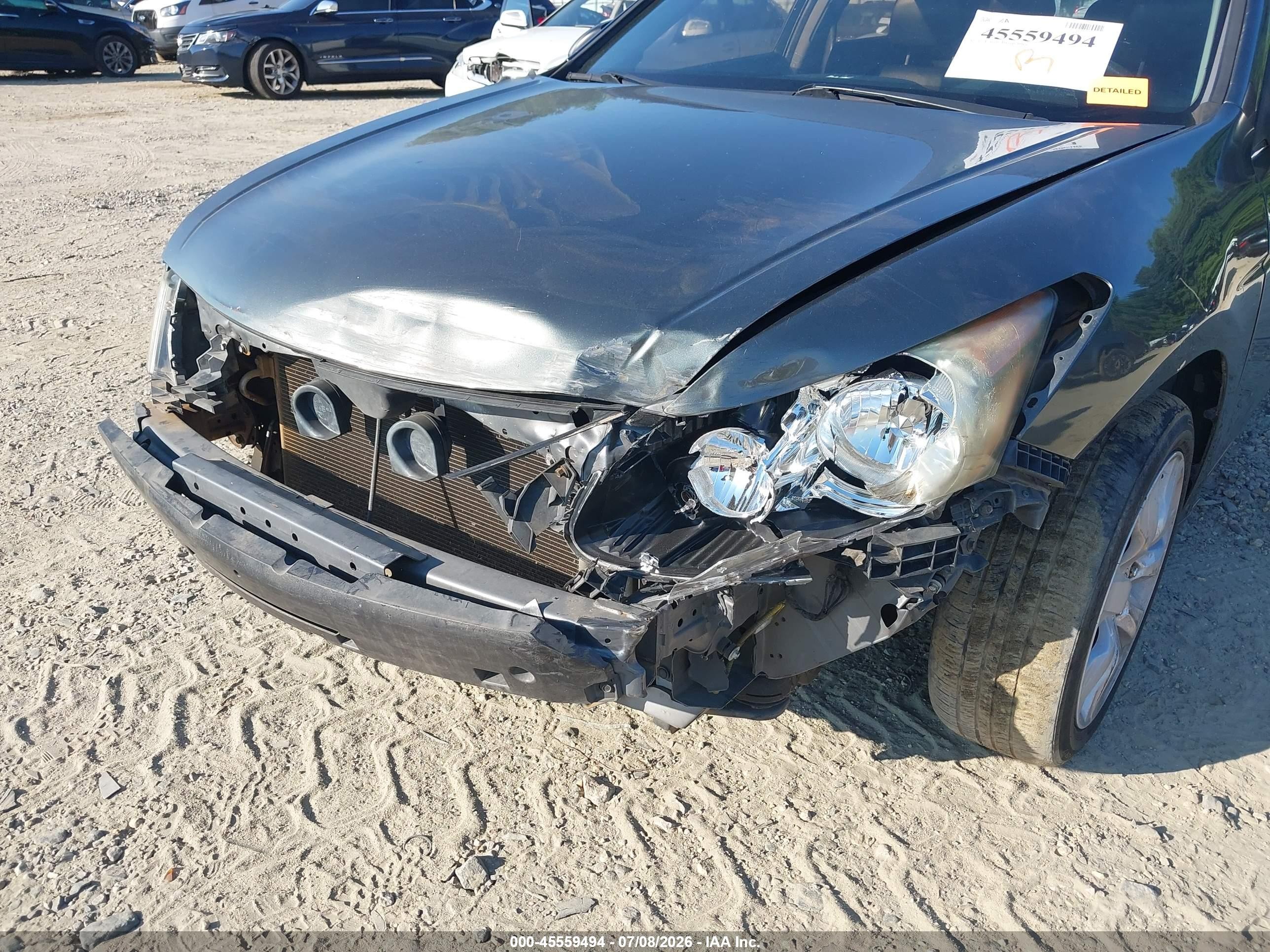 2010 Honda Accord 2.4 Ex-l Серый vin: 1HGCP2F88AA051731