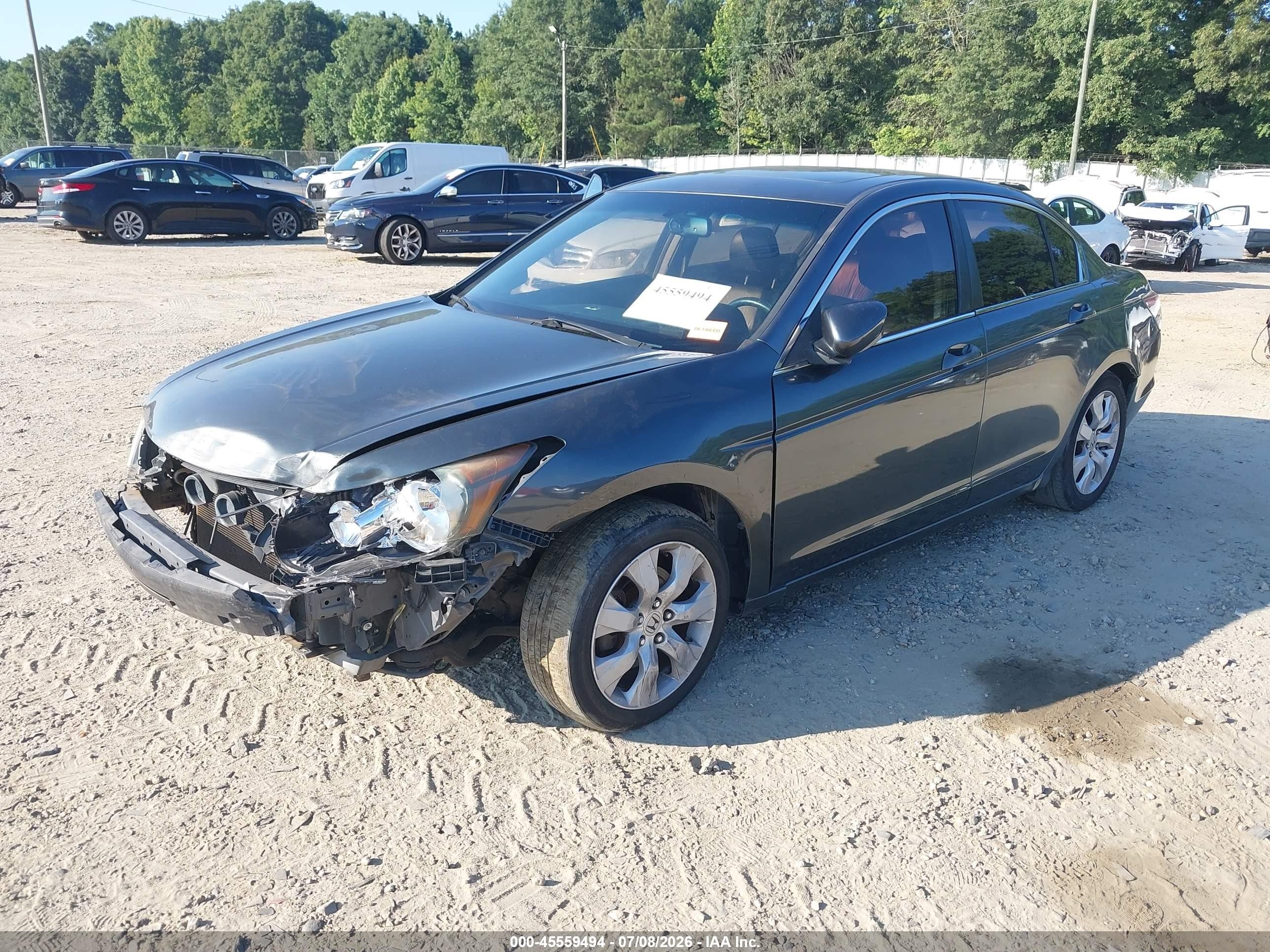 2010 Honda Accord 2.4 Ex-l Серый vin: 1HGCP2F88AA051731