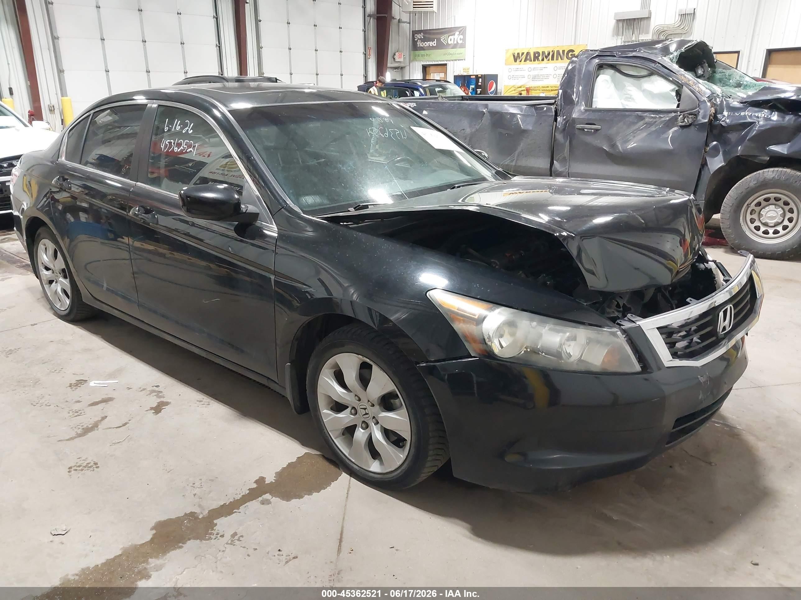 2010 Honda Accord 2.4 Ex-l Black vin: 1HGCP2F88AA068786
