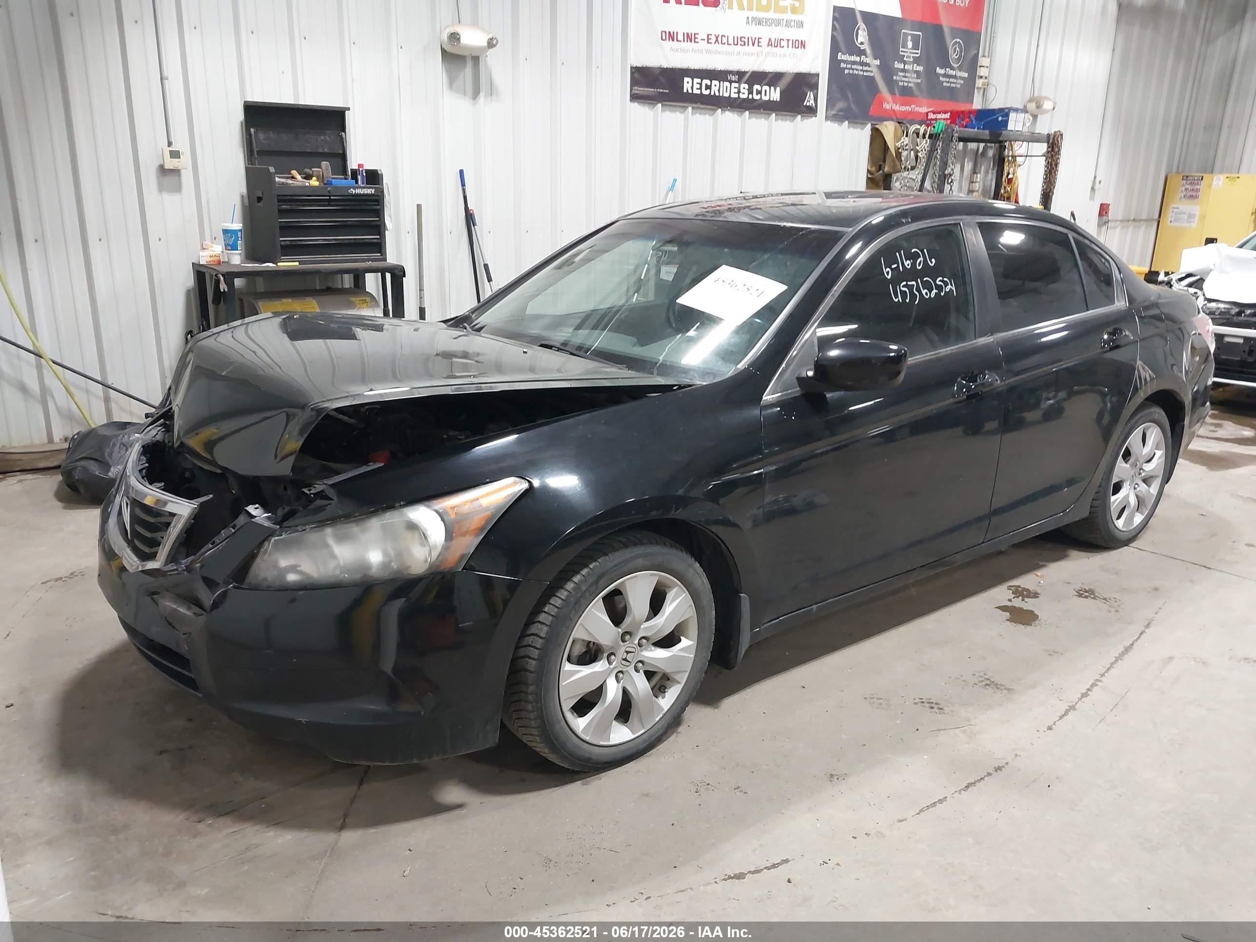 2010 Honda Accord 2.4 Ex-l Черный vin: 1HGCP2F88AA068786