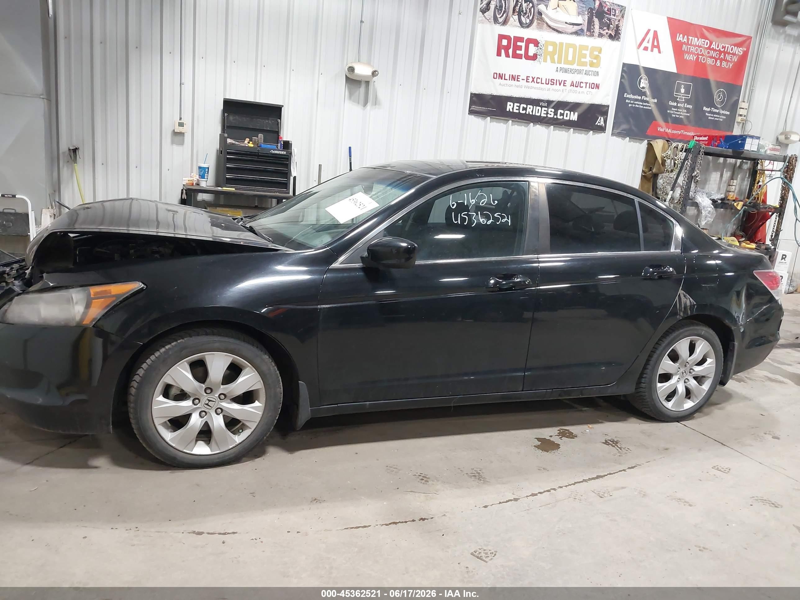 2010 Honda Accord 2.4 Ex-l Черный vin: 1HGCP2F88AA068786