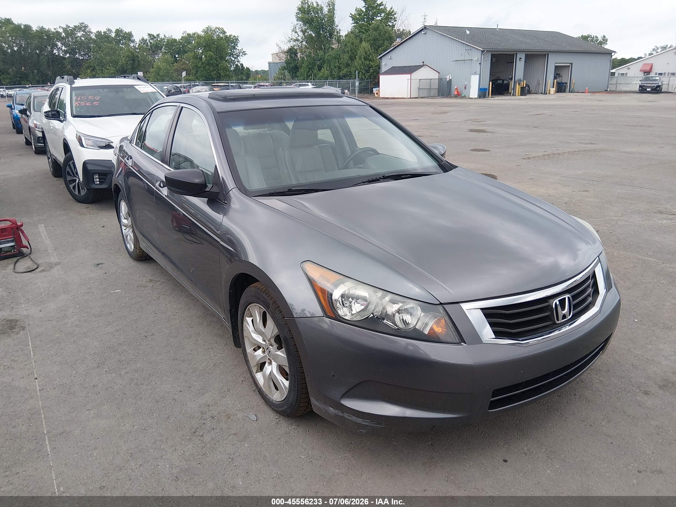 2010 Honda Accord 2.4 Ex-l Gray vin: 1HGCP2F88AA069422