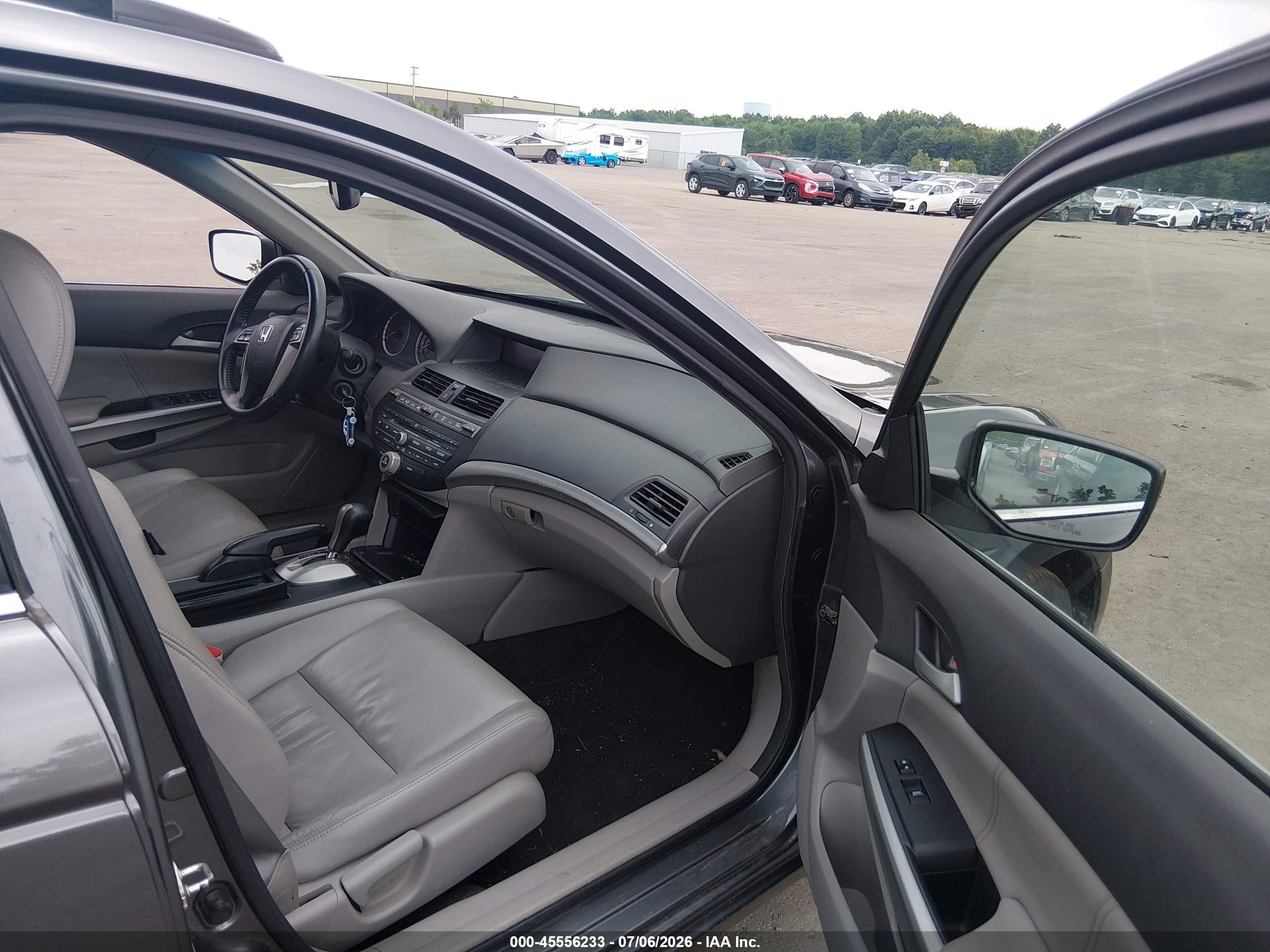 2010 Honda Accord 2.4 Ex-l Gray vin: 1HGCP2F88AA069422