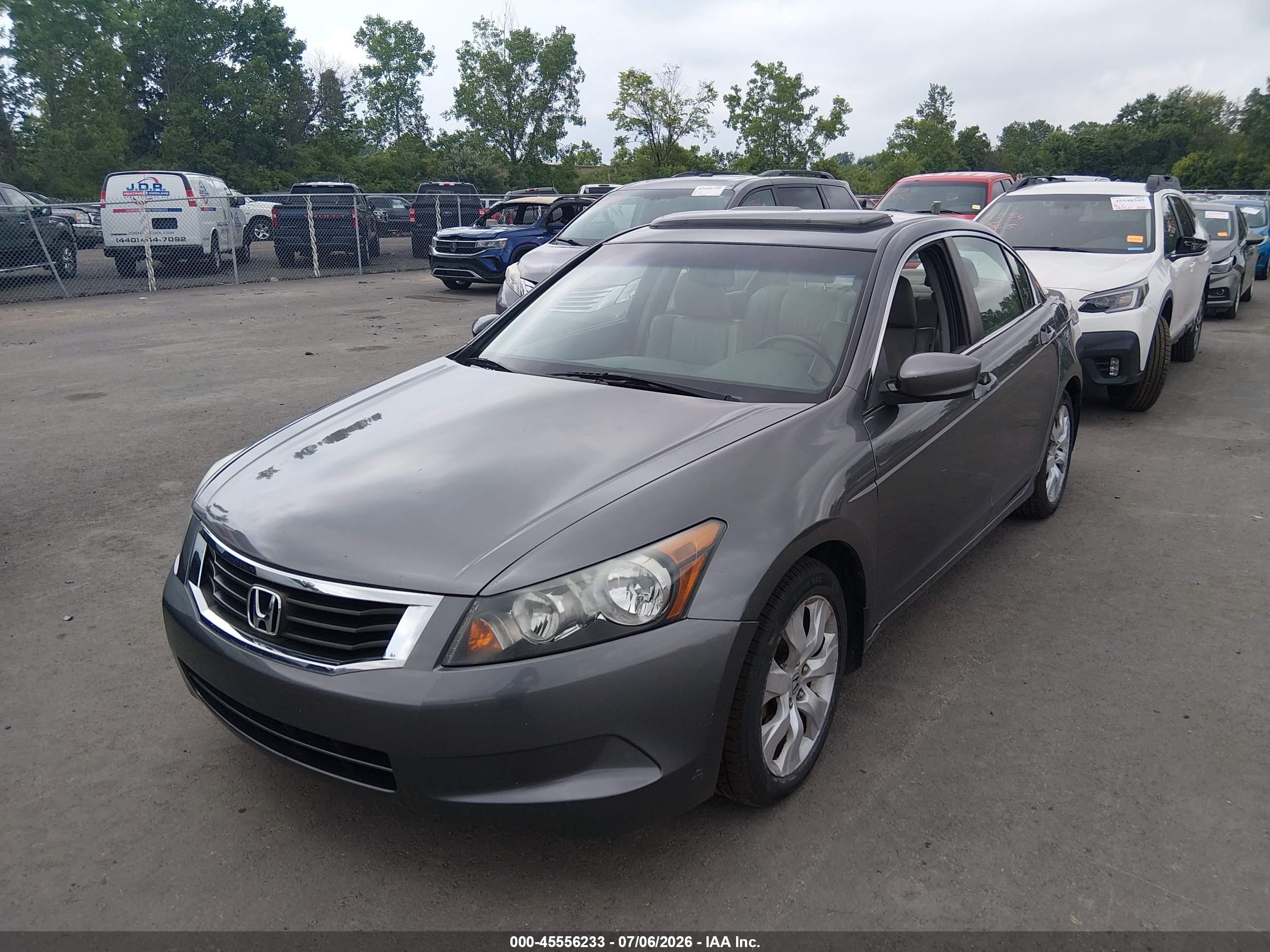 2010 Honda Accord 2.4 Ex-l Gray vin: 1HGCP2F88AA069422
