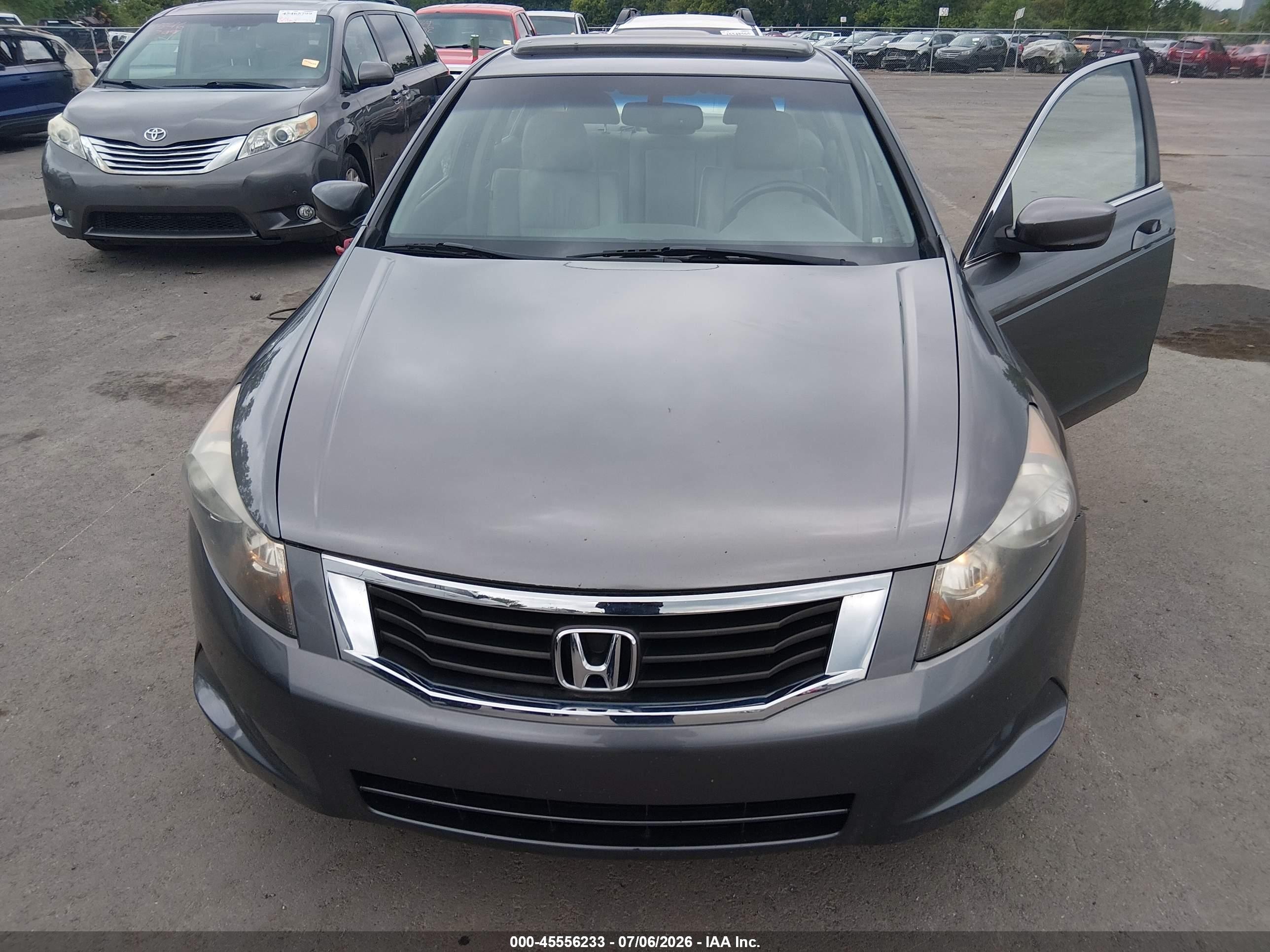 2010 Honda Accord 2.4 Ex-l Gray vin: 1HGCP2F88AA069422