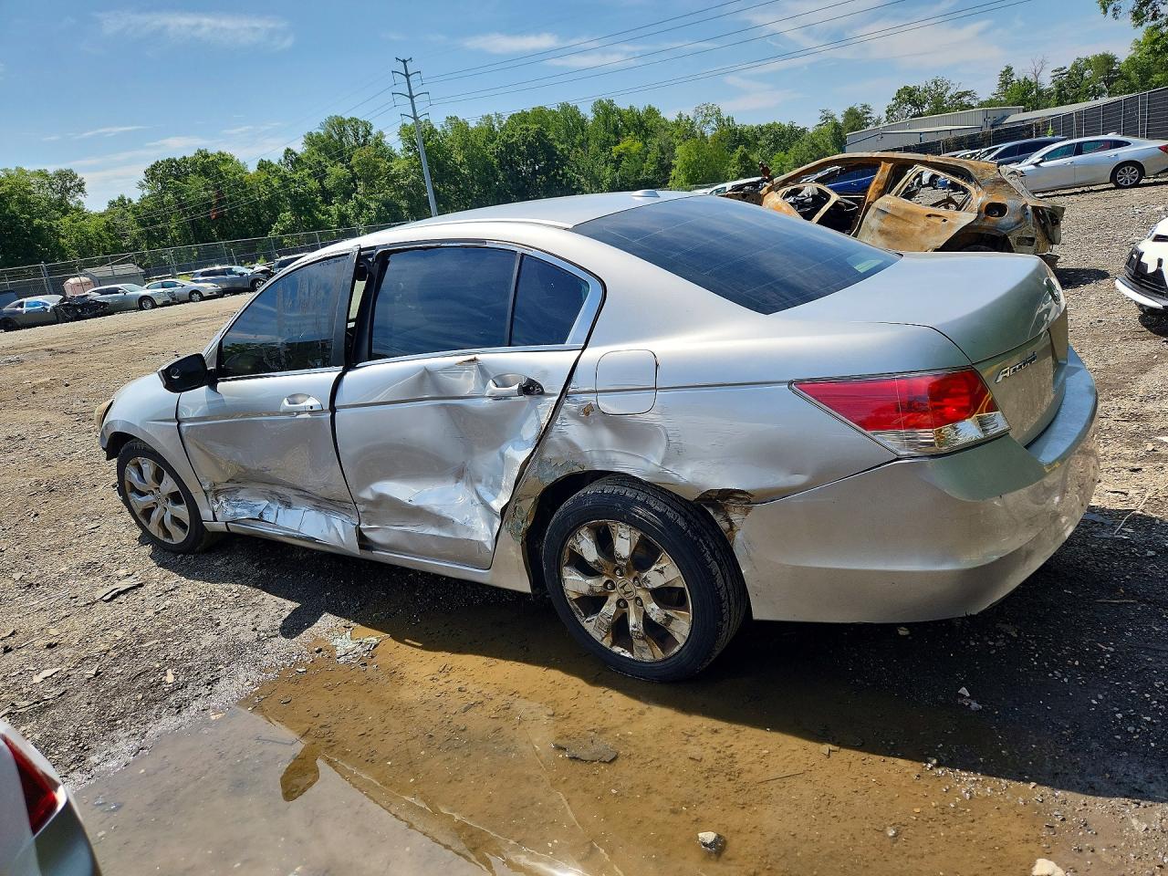 2010 Honda Accord Exl Silver vin: 1HGCP2F88AA080517