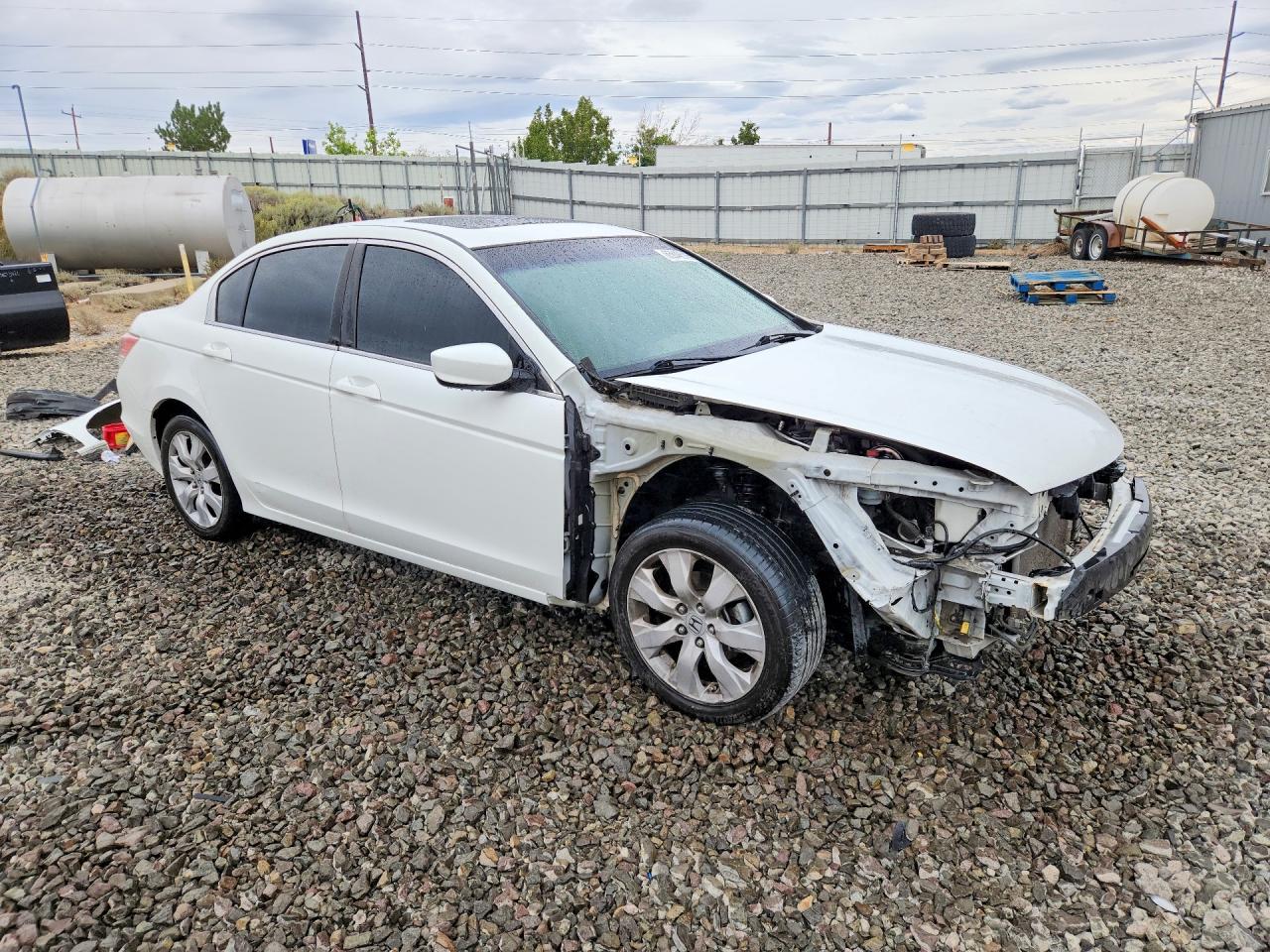 2010 Honda Accord Exl White vin: 1HGCP2F88AA089699