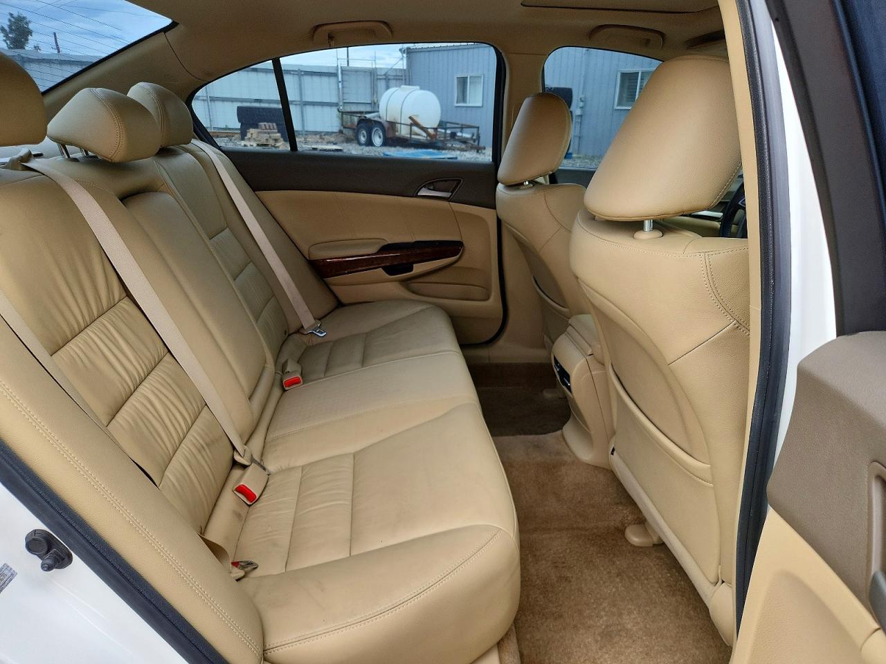 2010 Honda Accord Exl White vin: 1HGCP2F88AA089699