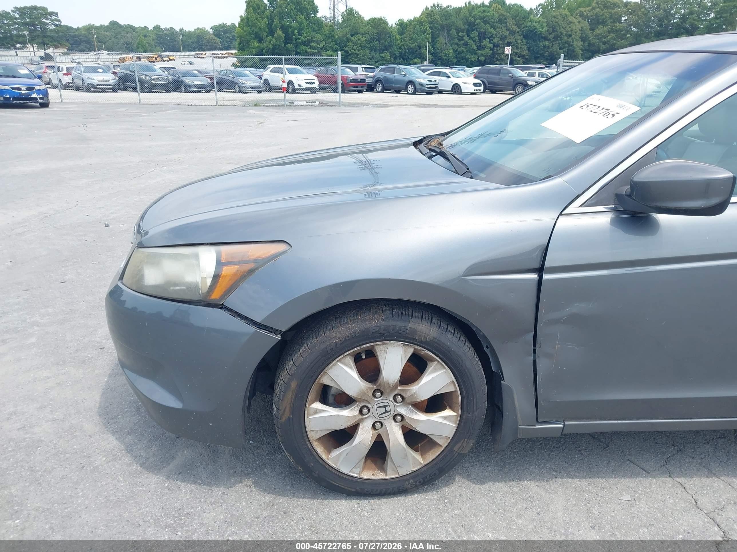 2010 Honda Accord 2.4 Ex-l Gray vin: 1HGCP2F88AA103651