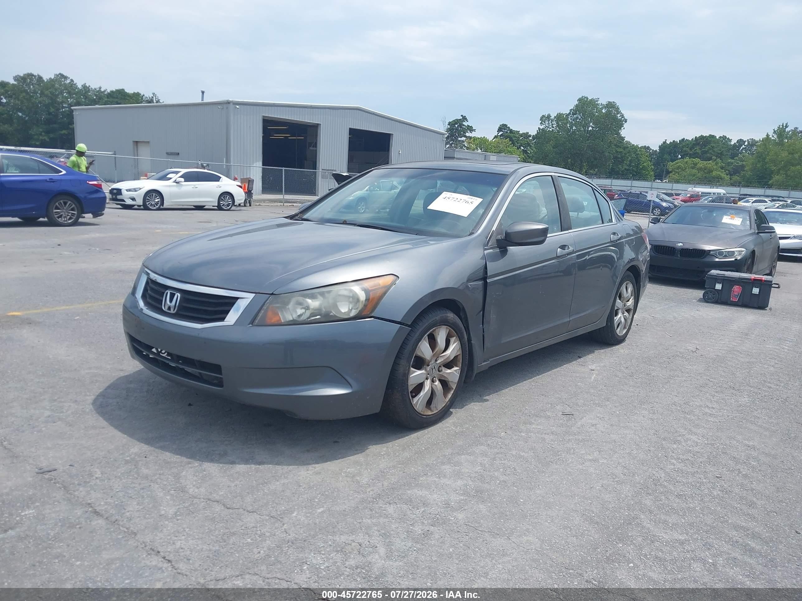 2010 Honda Accord 2.4 Ex-l Gray vin: 1HGCP2F88AA103651