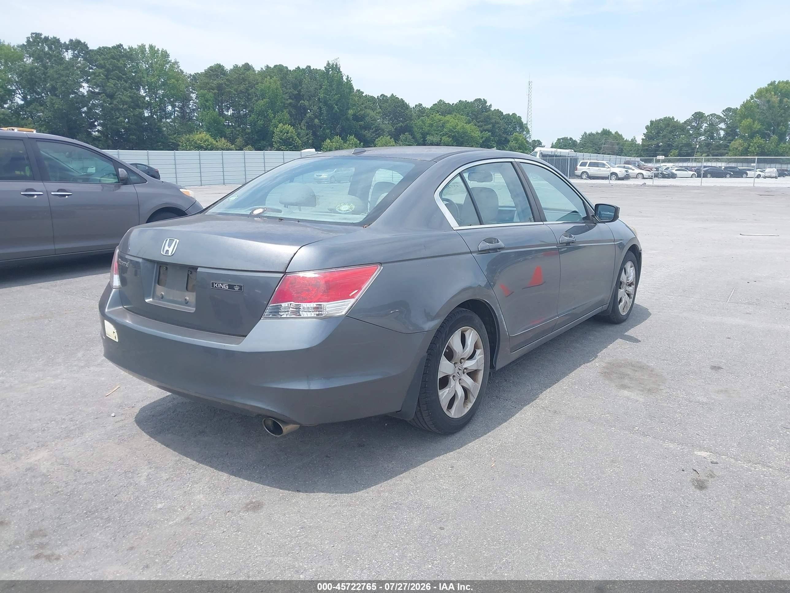 2010 Honda Accord 2.4 Ex-l Gray vin: 1HGCP2F88AA103651