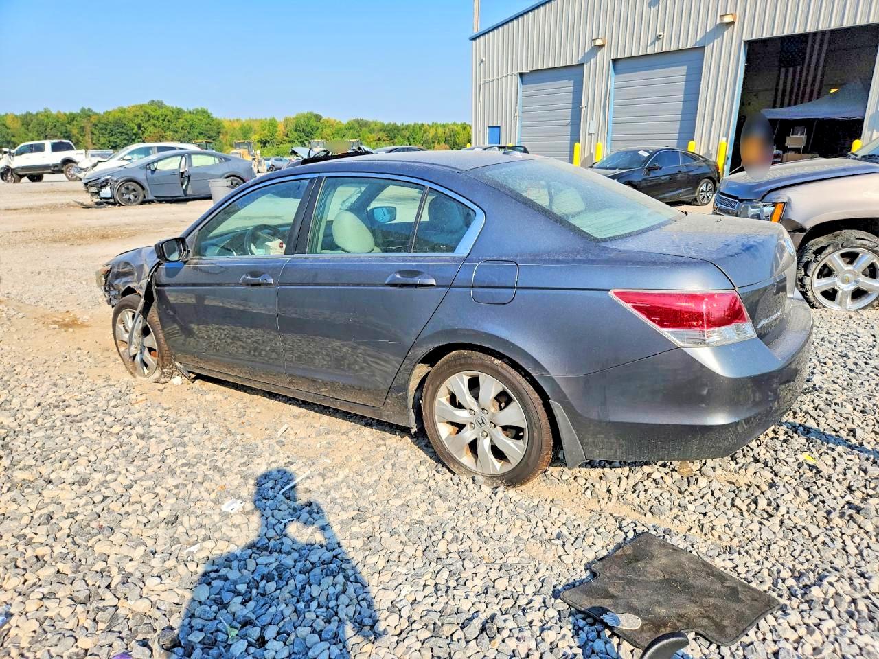 2010 Honda Accord Exl Серый vin: 1HGCP2F88AA103665