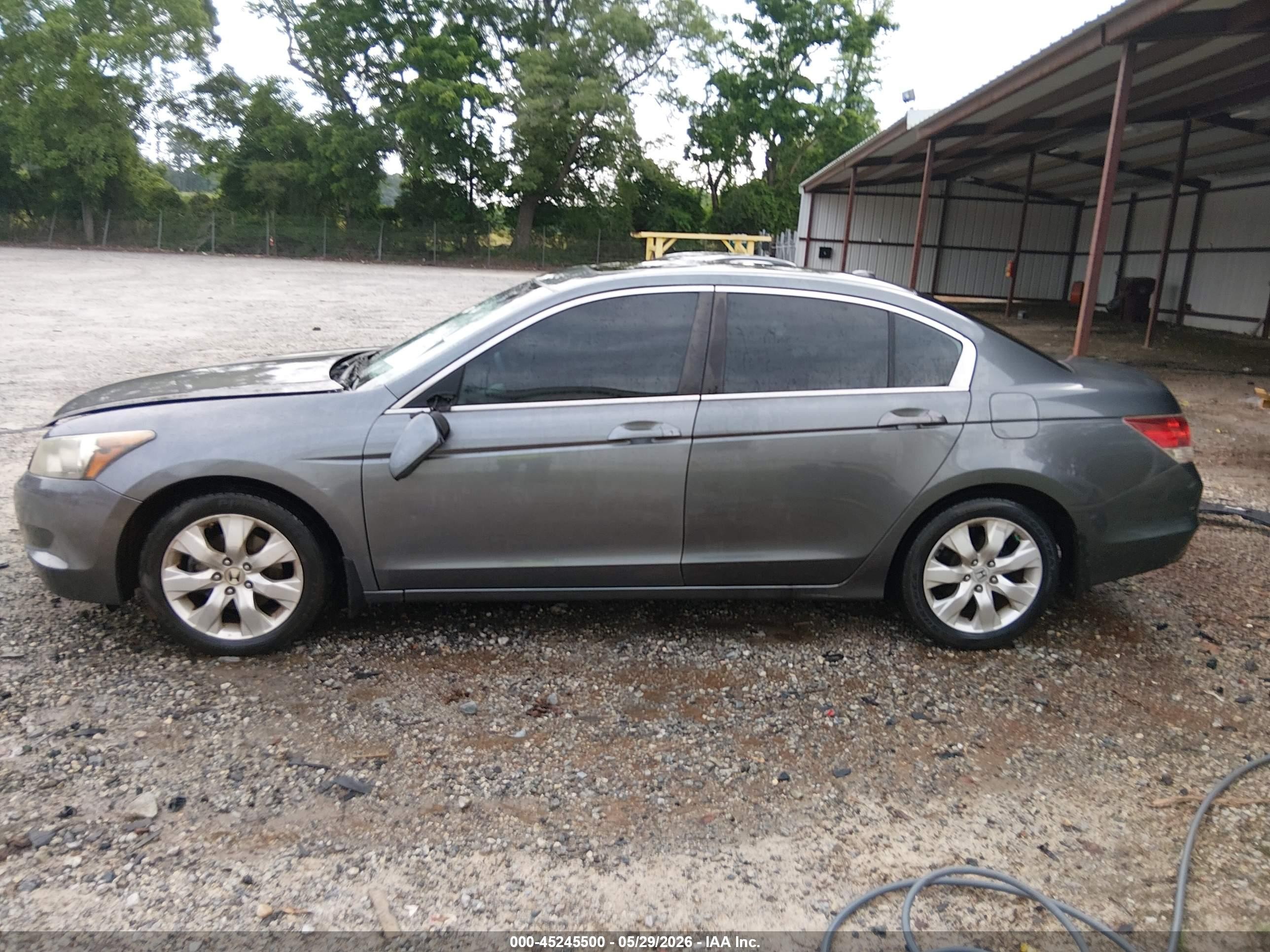 2010 Honda Accord 2.4 Ex-l Gray vin: 1HGCP2F88AA182819