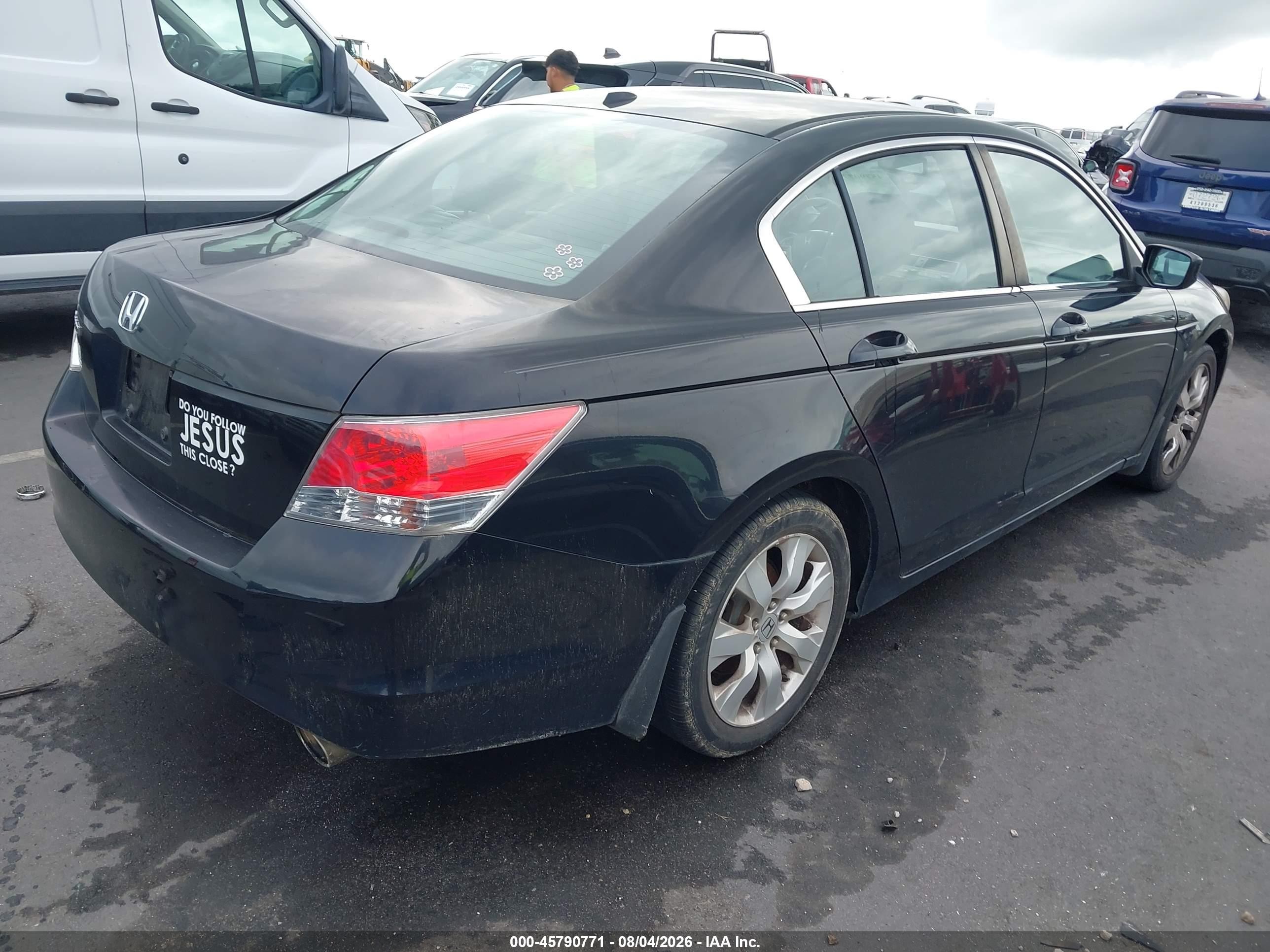 2010 Honda Accord 2.4 Ex-l Black vin: 1HGCP2F88AA192735