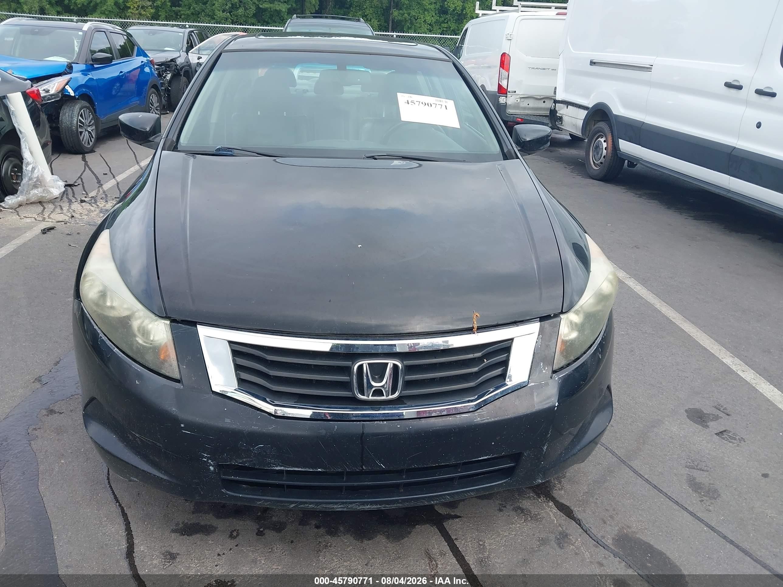 2010 Honda Accord 2.4 Ex-l Black vin: 1HGCP2F88AA192735