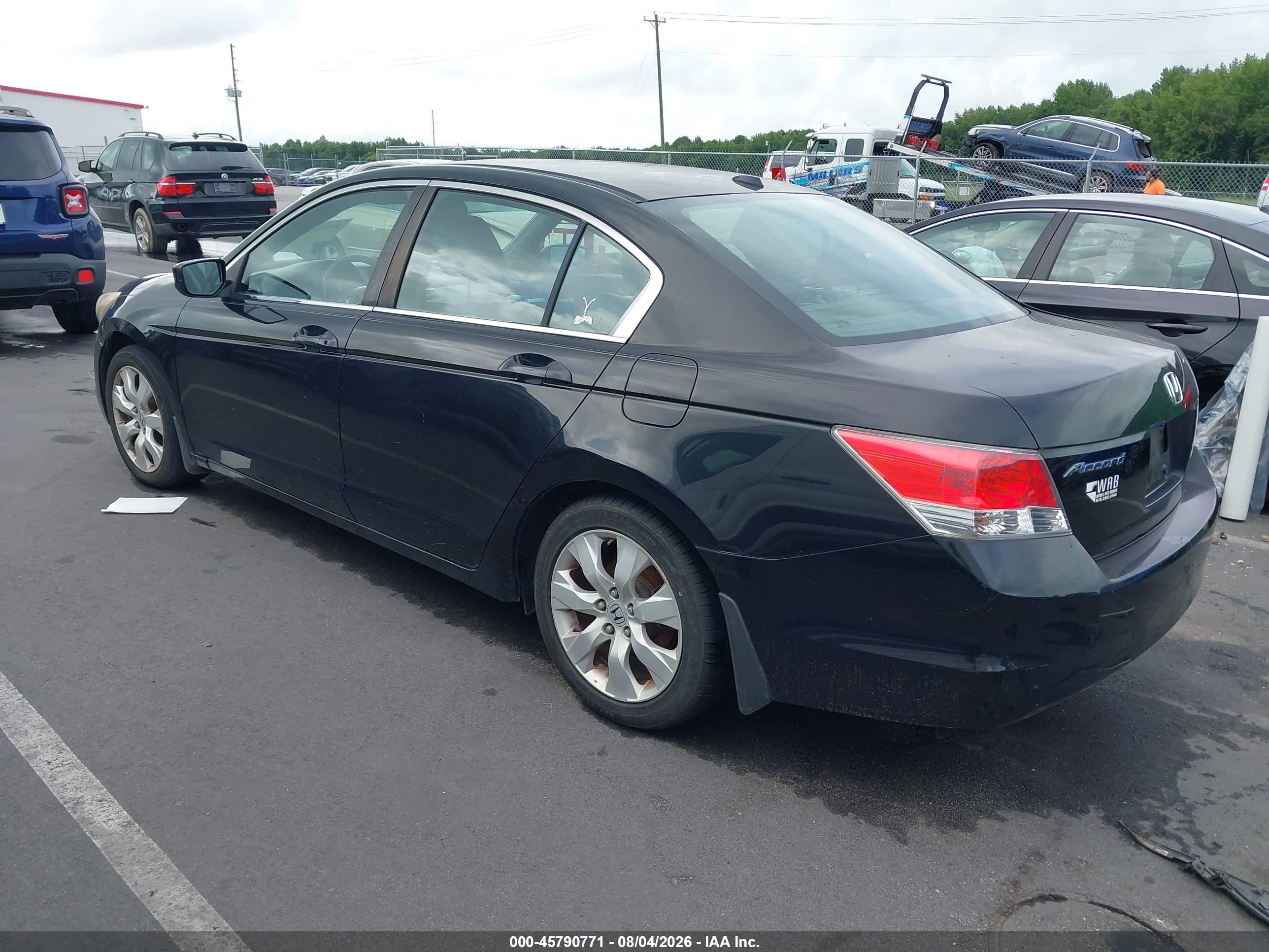 2010 Honda Accord 2.4 Ex-l Black vin: 1HGCP2F88AA192735