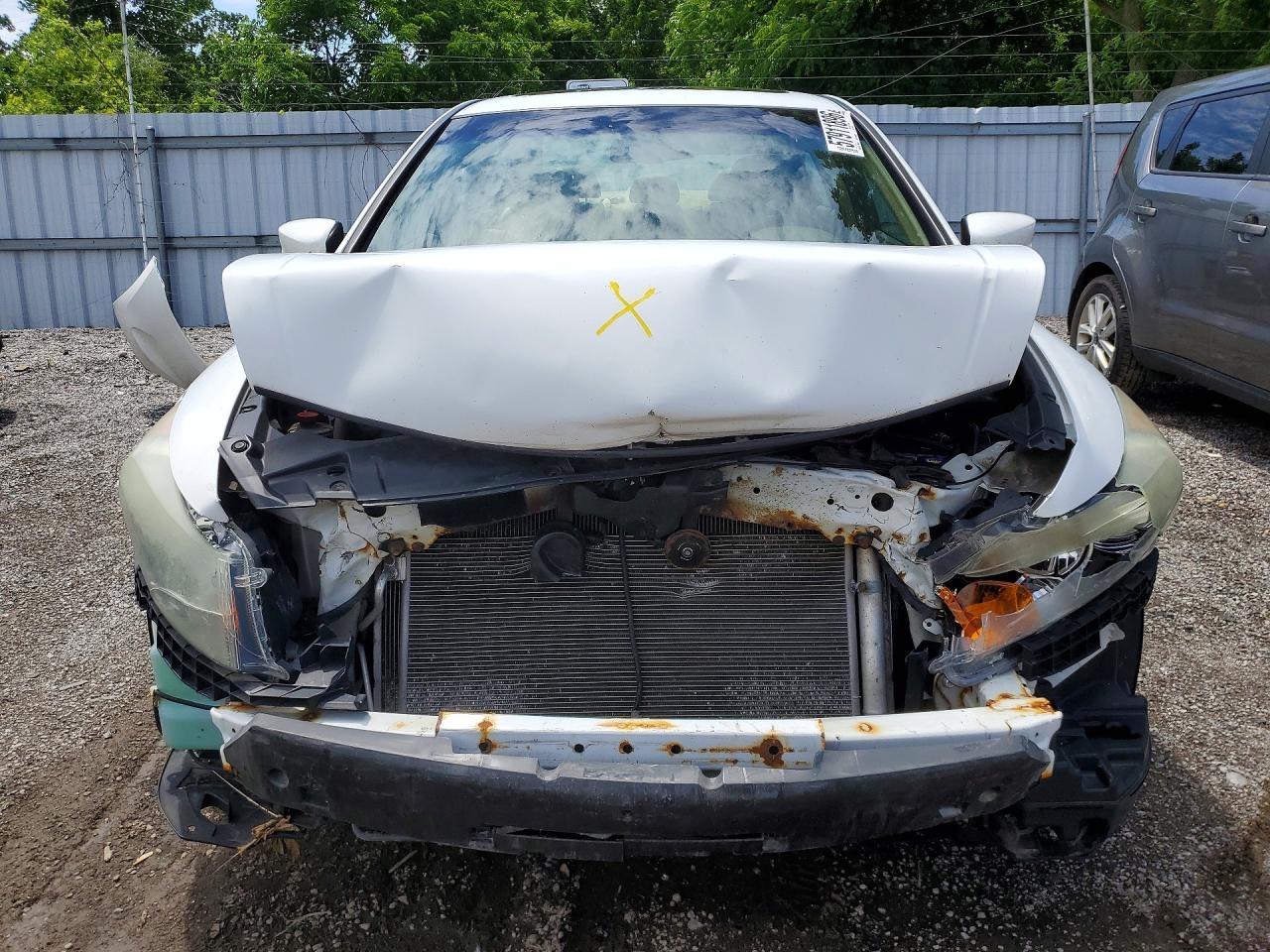 2010 Honda Accord Exl White vin: 1HGCP2F88AA805226