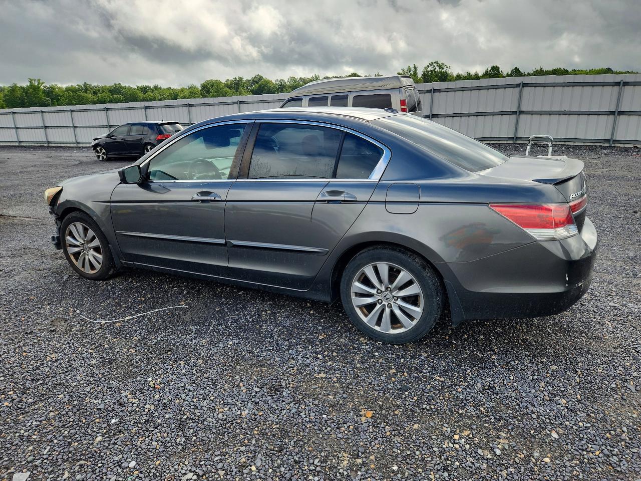 2011 Honda Accord Exl Gray vin: 1HGCP2F88BA015653
