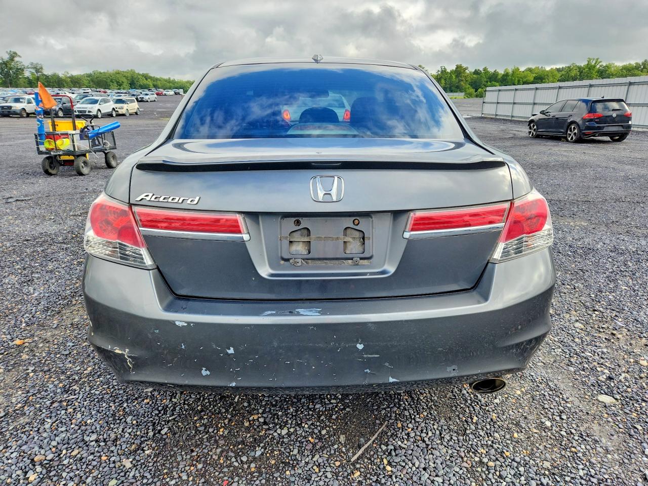 2011 Honda Accord Exl Gray vin: 1HGCP2F88BA015653