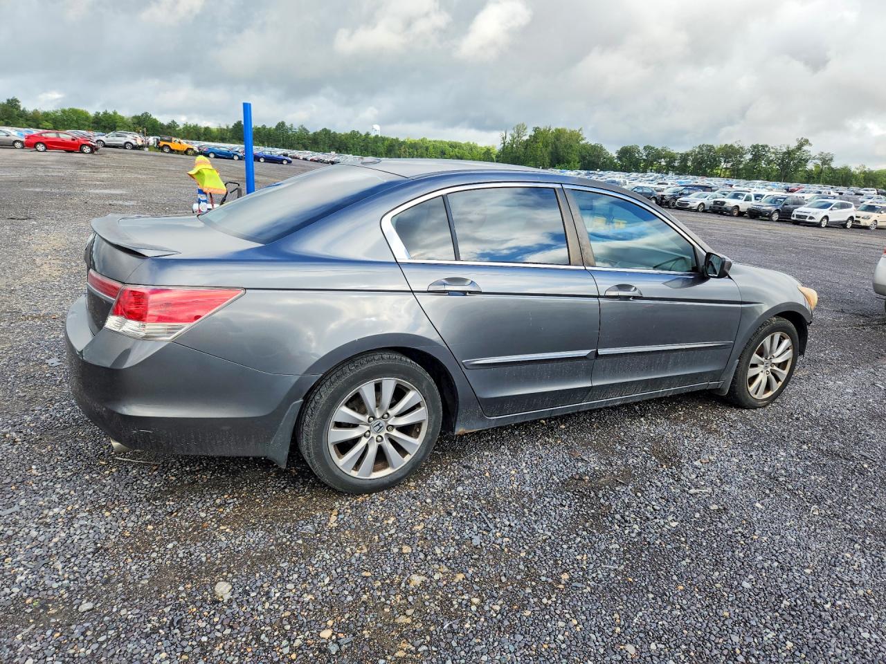 2011 Honda Accord Exl Gray vin: 1HGCP2F88BA015653