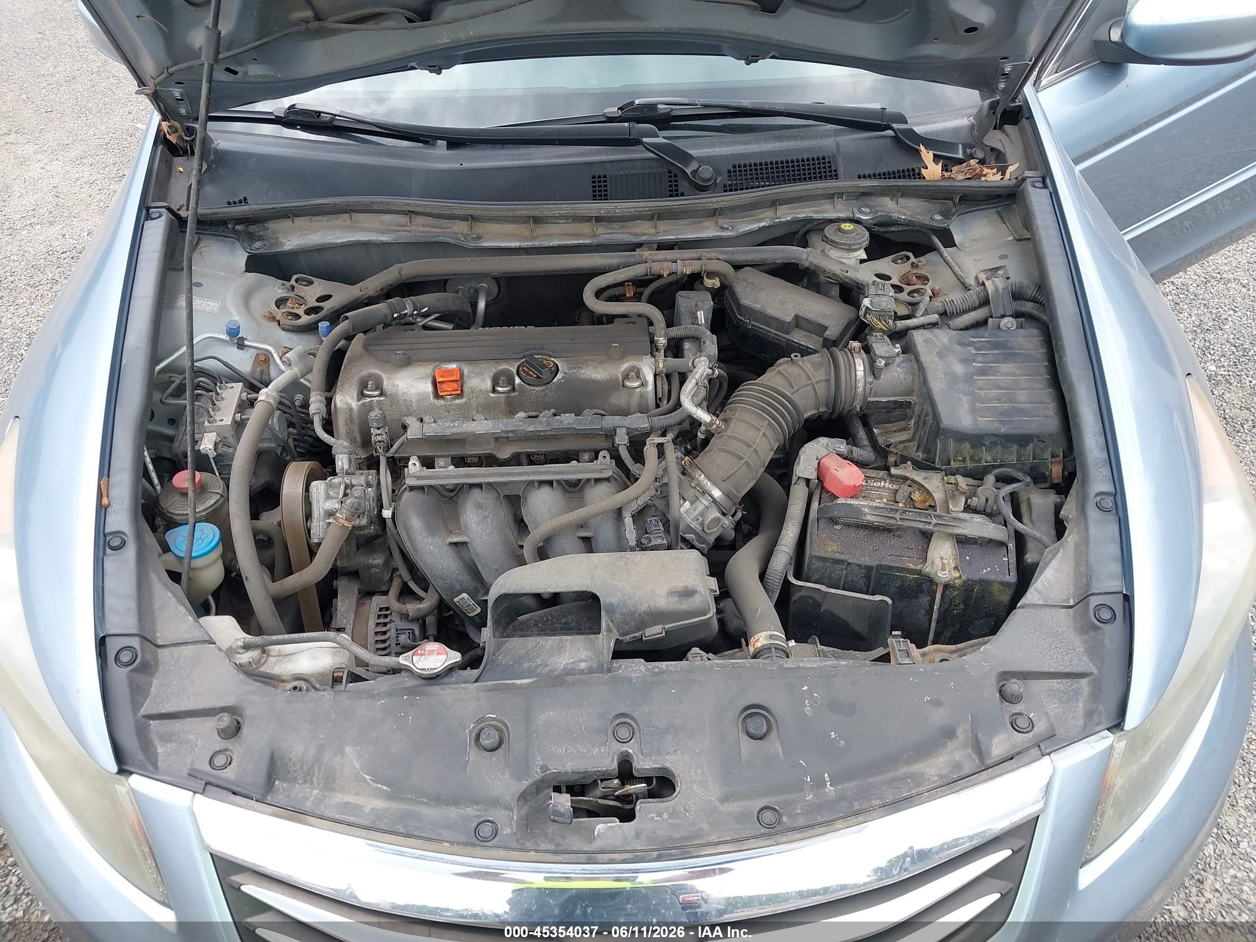2011 Honda Accord 2.4 Ex-l Синий vin: 1HGCP2F88BA022554