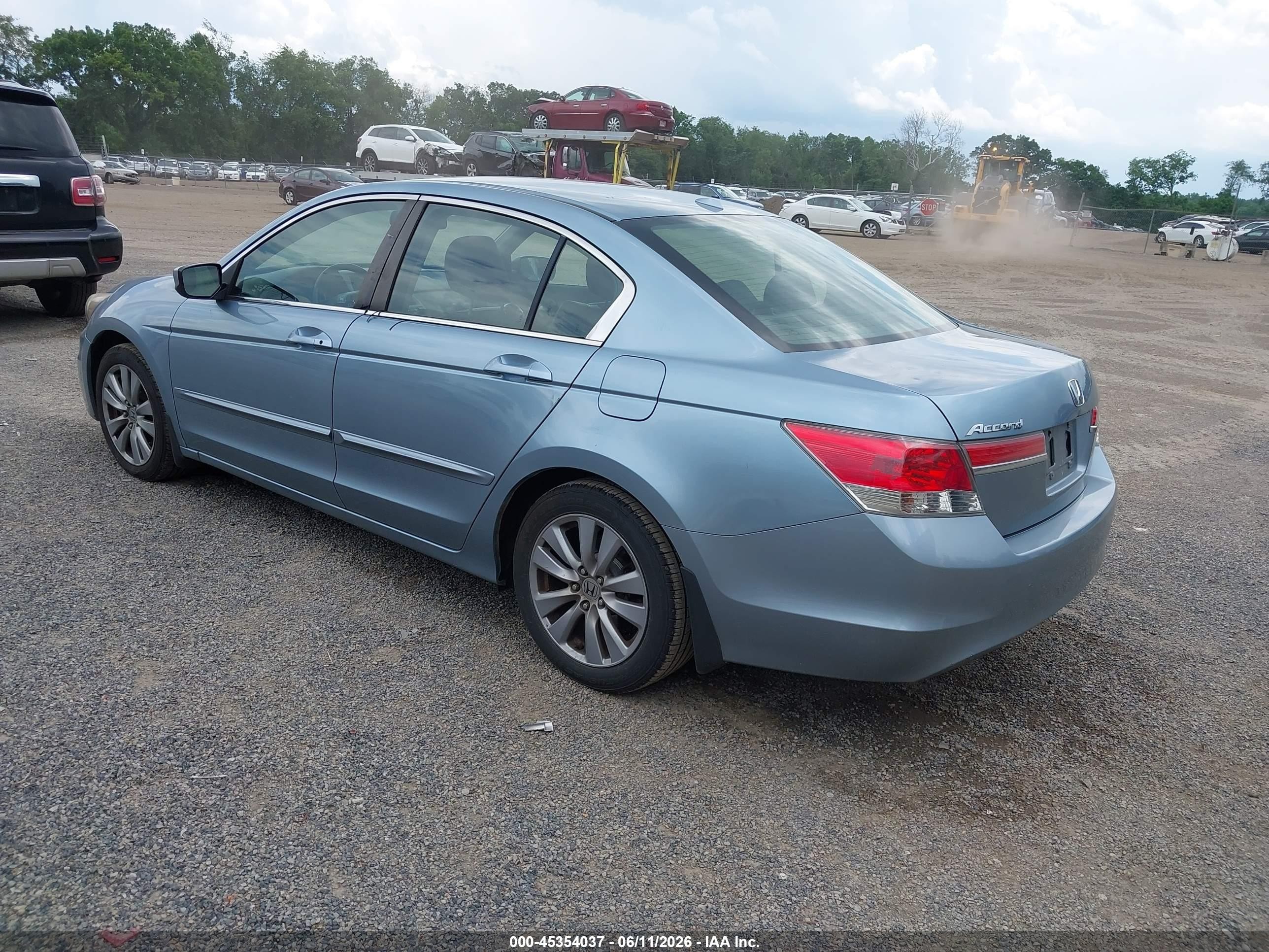 2011 Honda Accord 2.4 Ex-l Синий vin: 1HGCP2F88BA022554