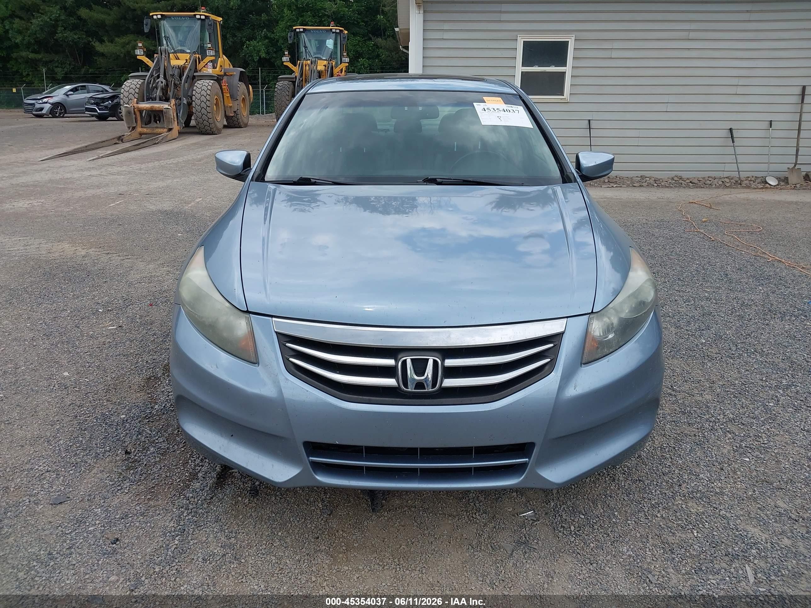 2011 Honda Accord 2.4 Ex-l Синий vin: 1HGCP2F88BA022554