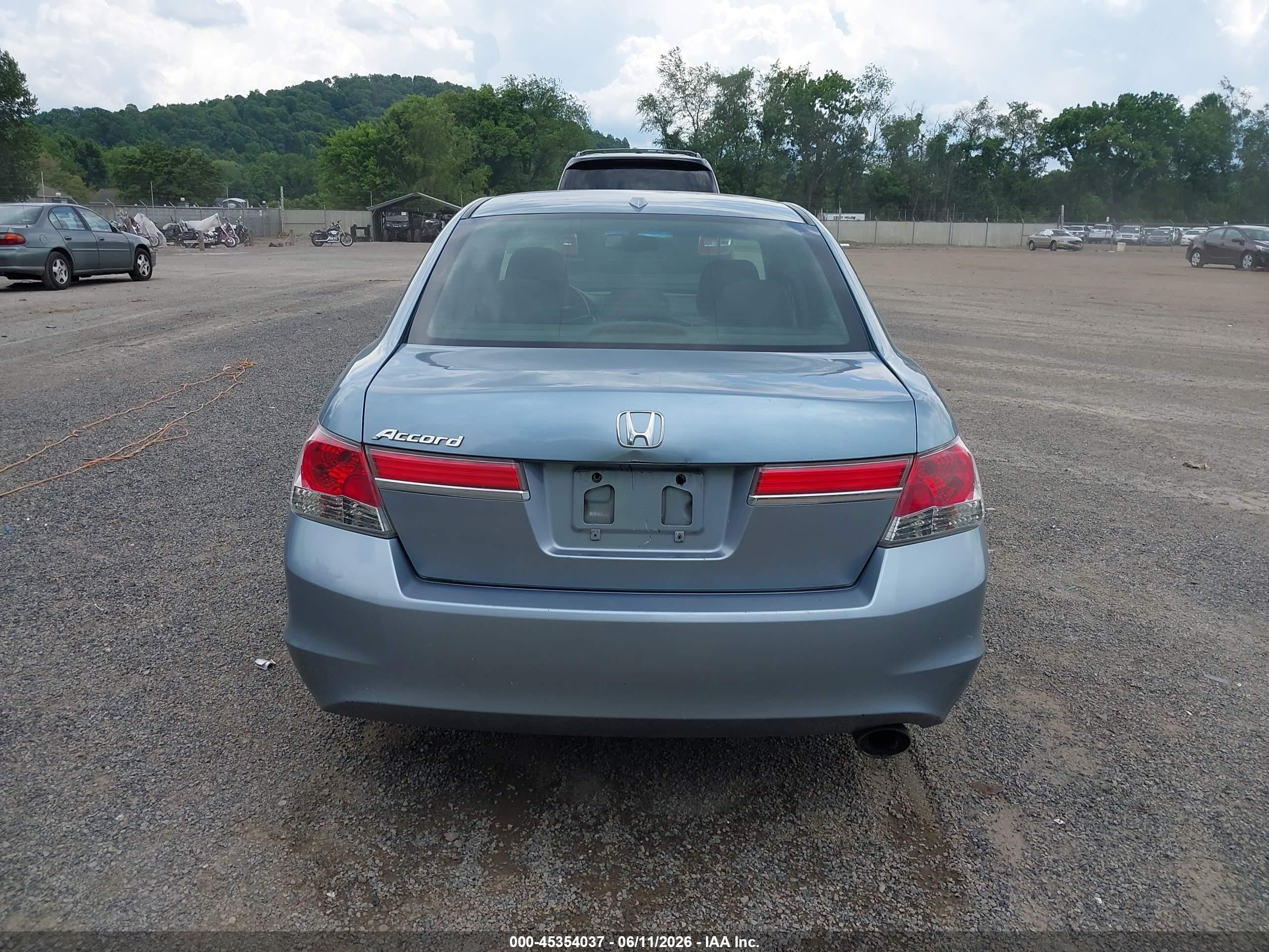 2011 Honda Accord 2.4 Ex-l Синий vin: 1HGCP2F88BA022554
