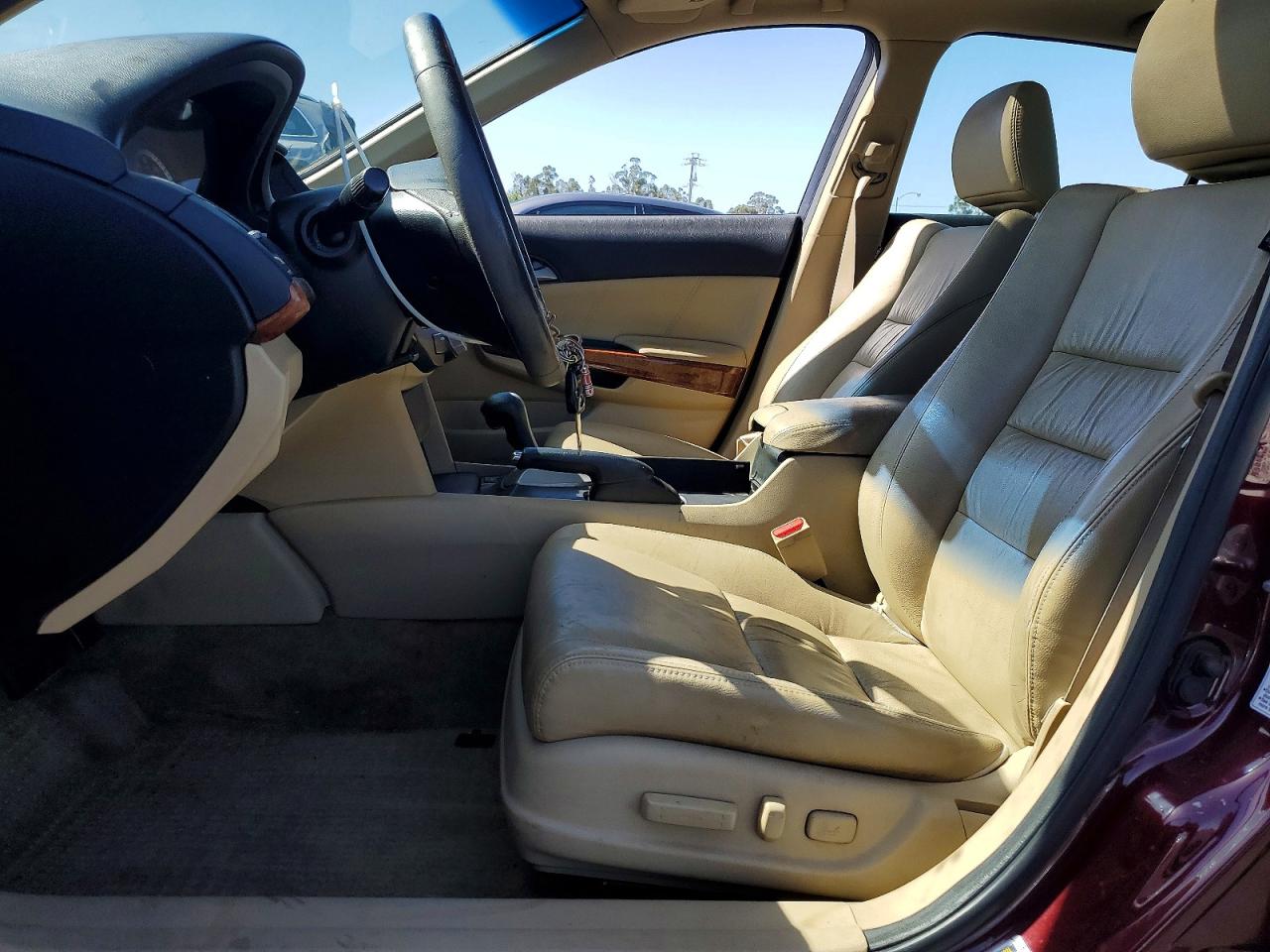 2011 Honda Accord Exl Burgundy vin: 1HGCP2F88BA077893