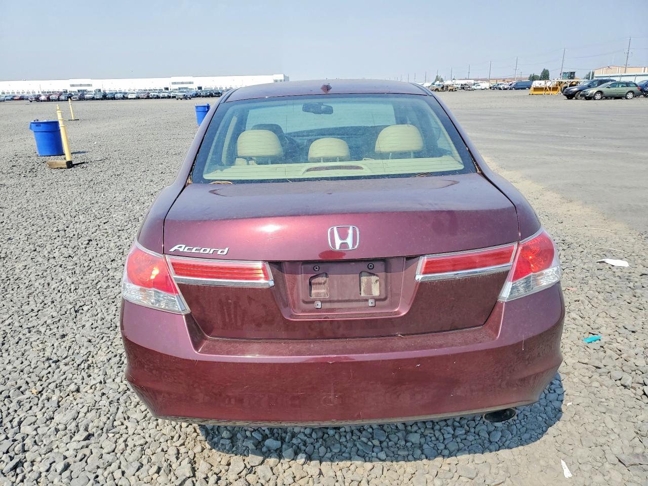 2011 Honda Accord Exl Burgundy vin: 1HGCP2F88BA095116
