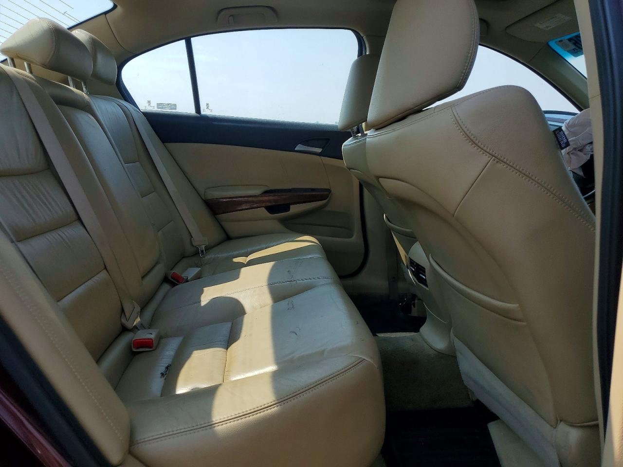 2011 Honda Accord Exl Burgundy vin: 1HGCP2F88BA095116